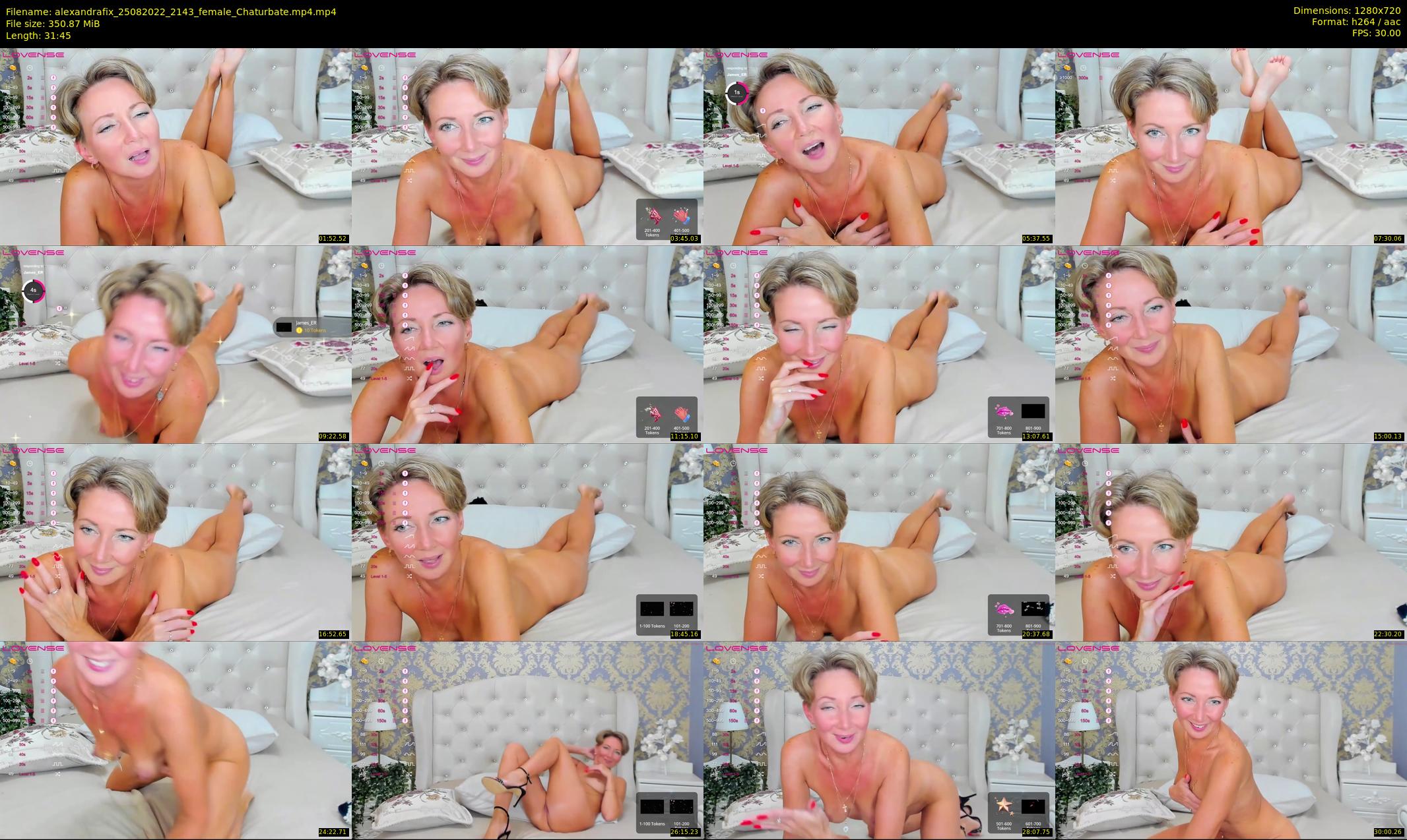 alexandrafix — 32 minute Chaturbate female cam show recording, 720p, Aug 25, 2022