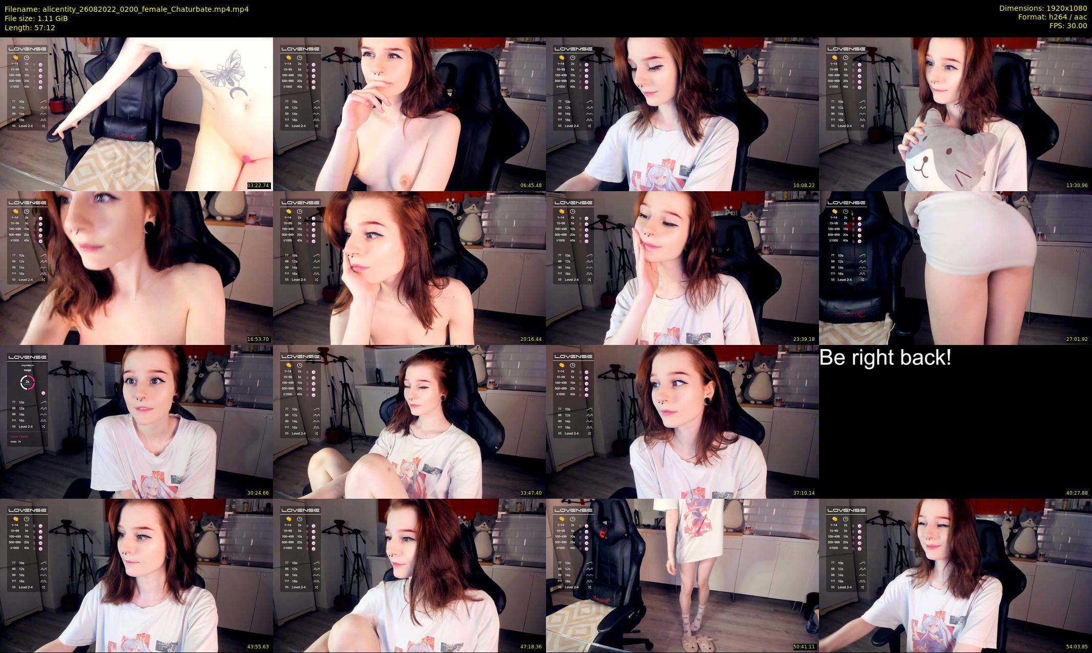 alicentity — 58 minute Chaturbate female cam show recording, 1080p, Aug 26, 2022