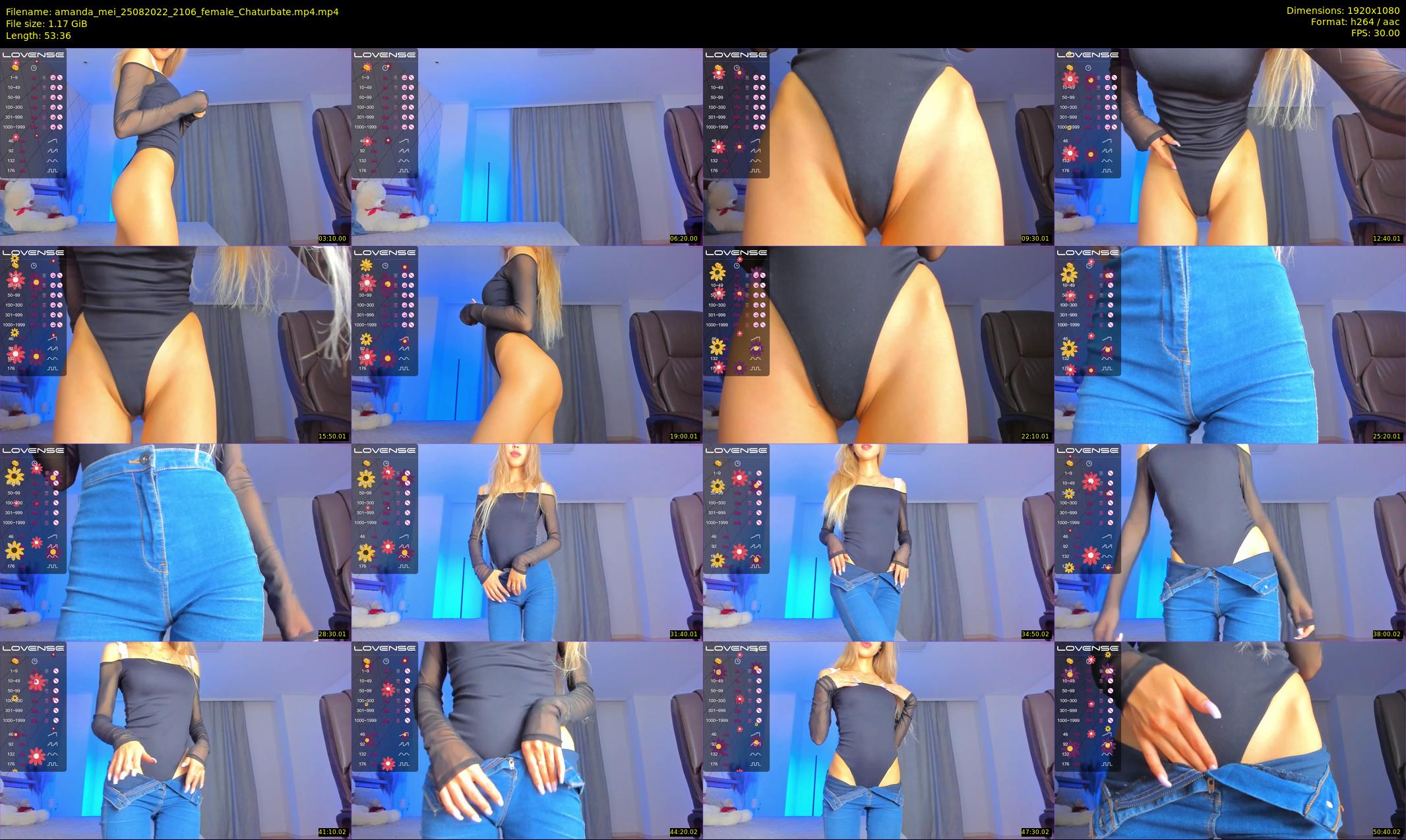 amanda_mei — 54 minute Chaturbate female cam show recording, 1080p, Aug 25, 2022