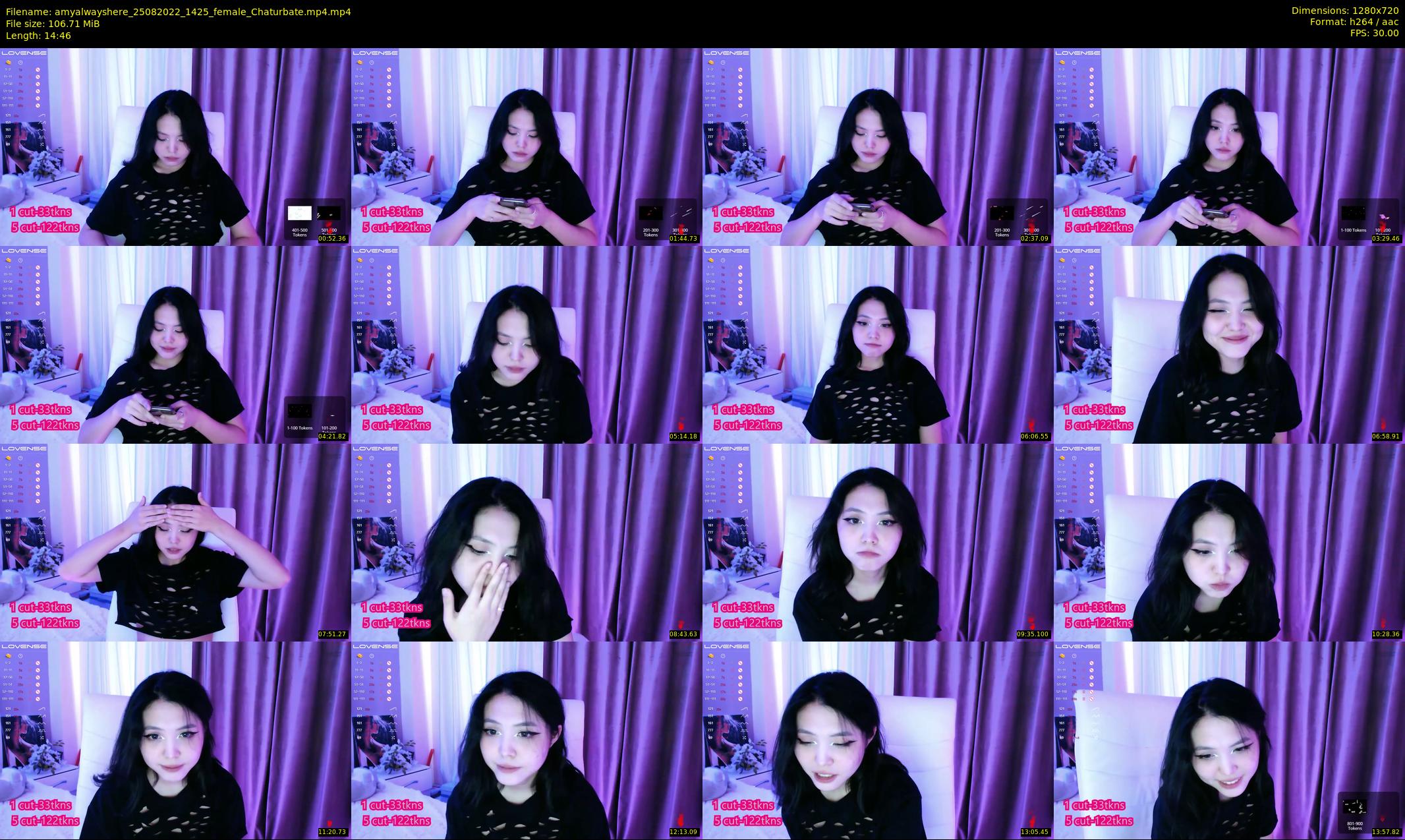 amyalwayshere — 15 minute Chaturbate female cam show recording, 720p, Aug 25, 2022