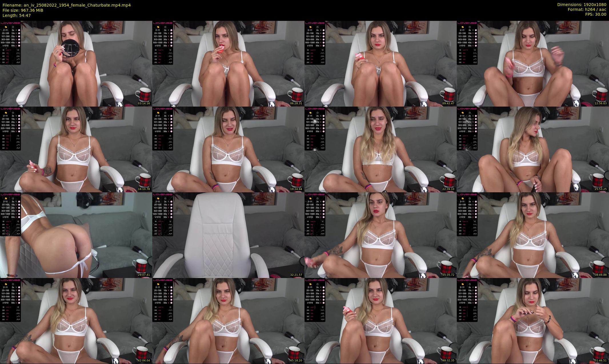 an_iv — 55 minute Chaturbate female cam show recording, 1080p, Aug 25, 2022