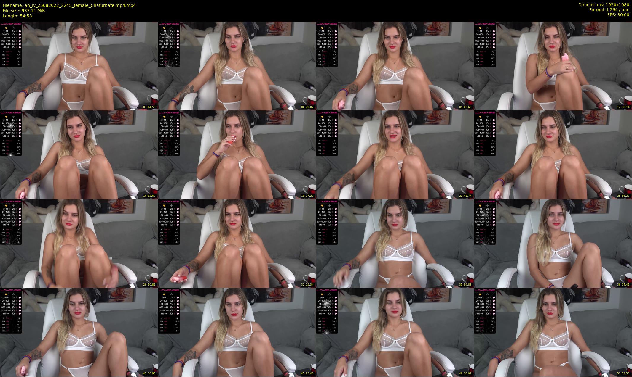 an_iv — 55 minute Chaturbate female cam show recording, 1080p, Aug 25, 2022