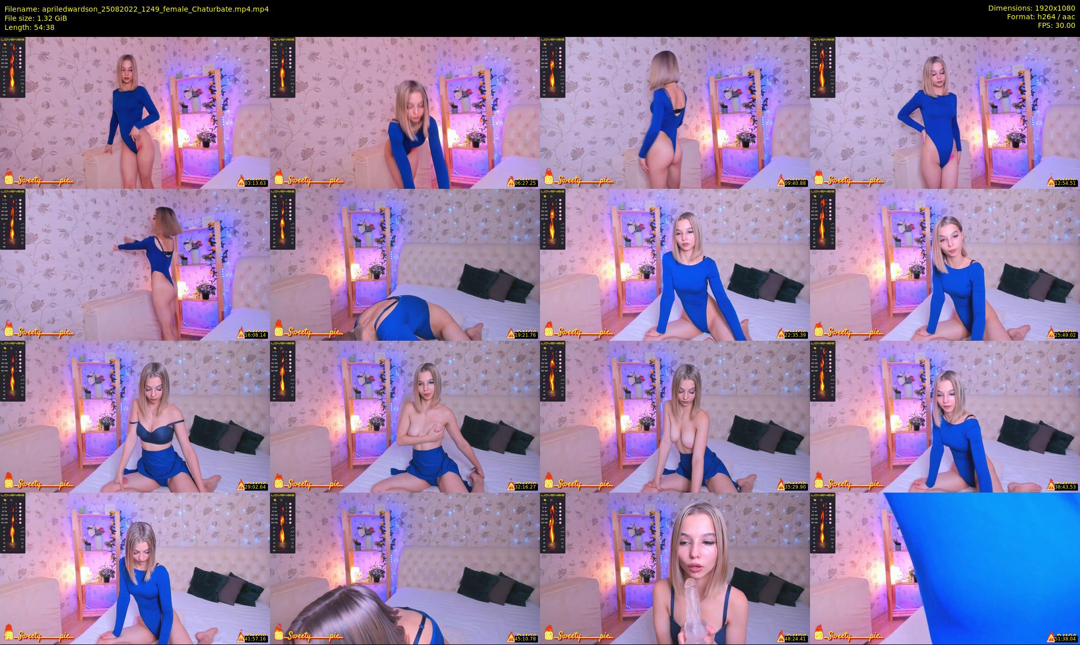 apriledwardson — 55 minute Chaturbate couple cam show recording, 1080p, Aug 25, 2022