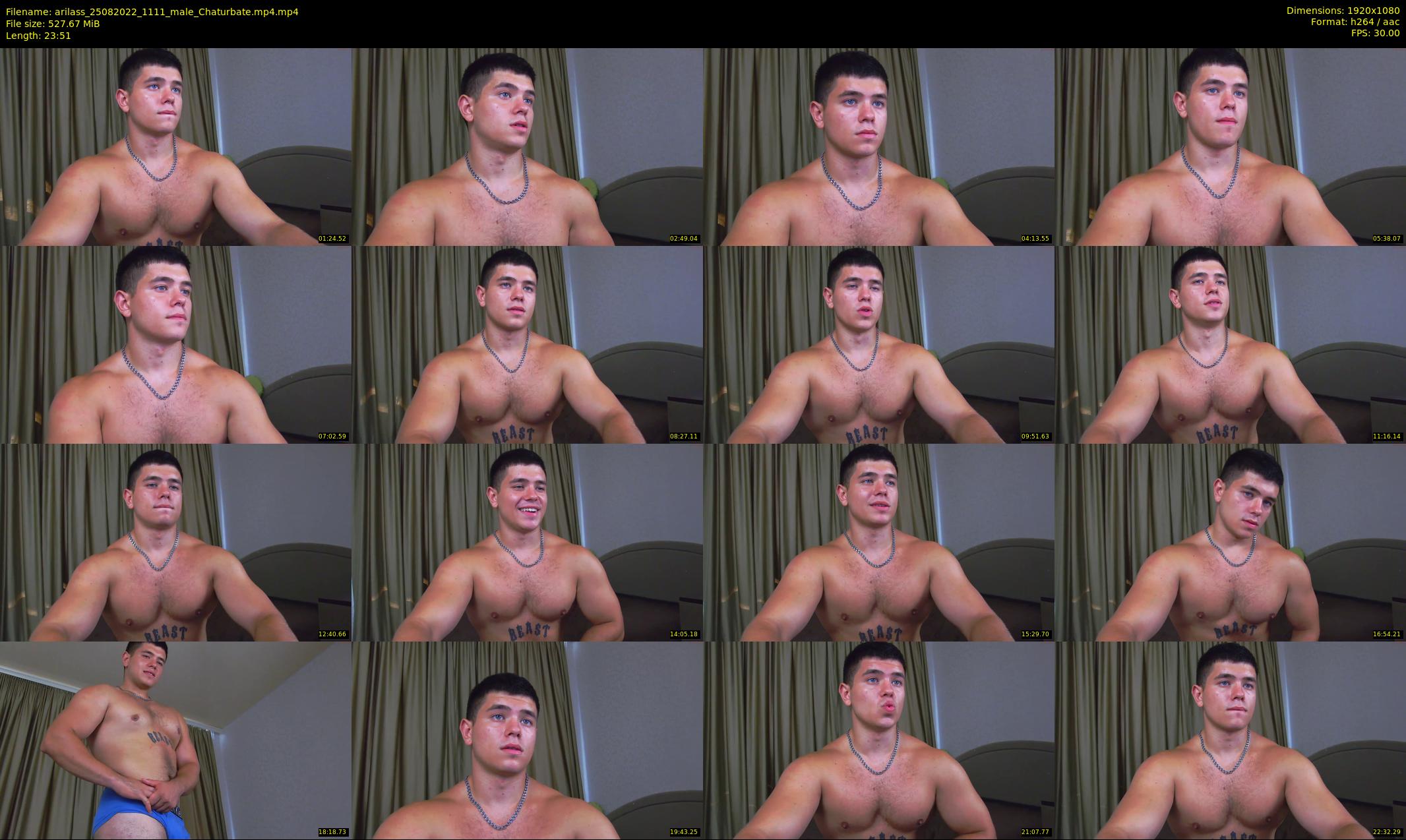 arilass — 24 minute Chaturbate male cam show recording, 1080p, Aug 25, 2022