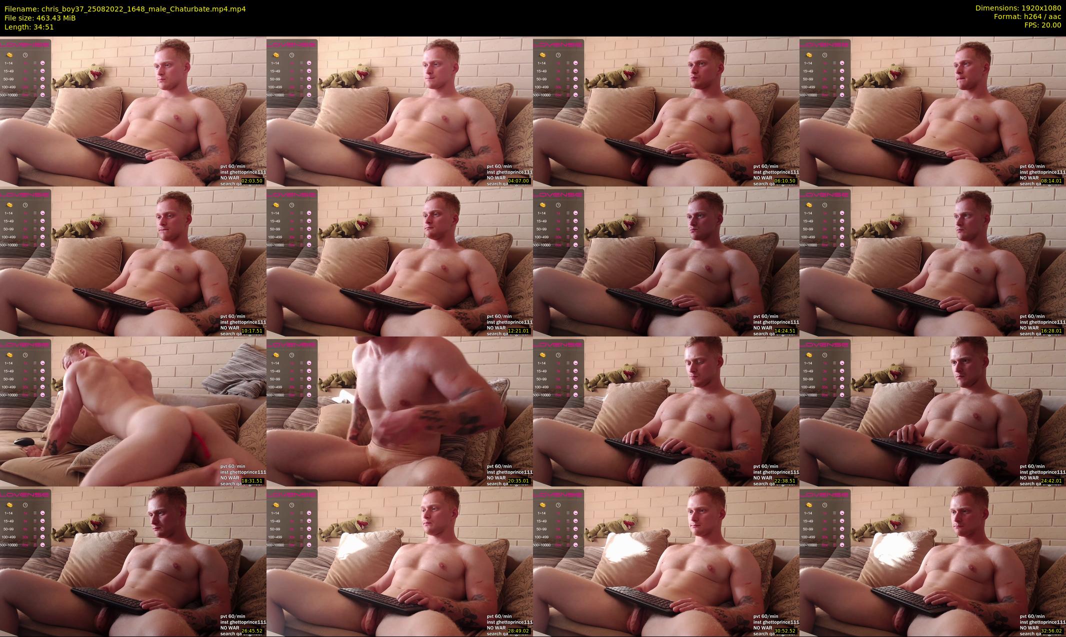 chris_boy37 — 35 minute Chaturbate male cam show recording, 1080p, Aug 25, 2022