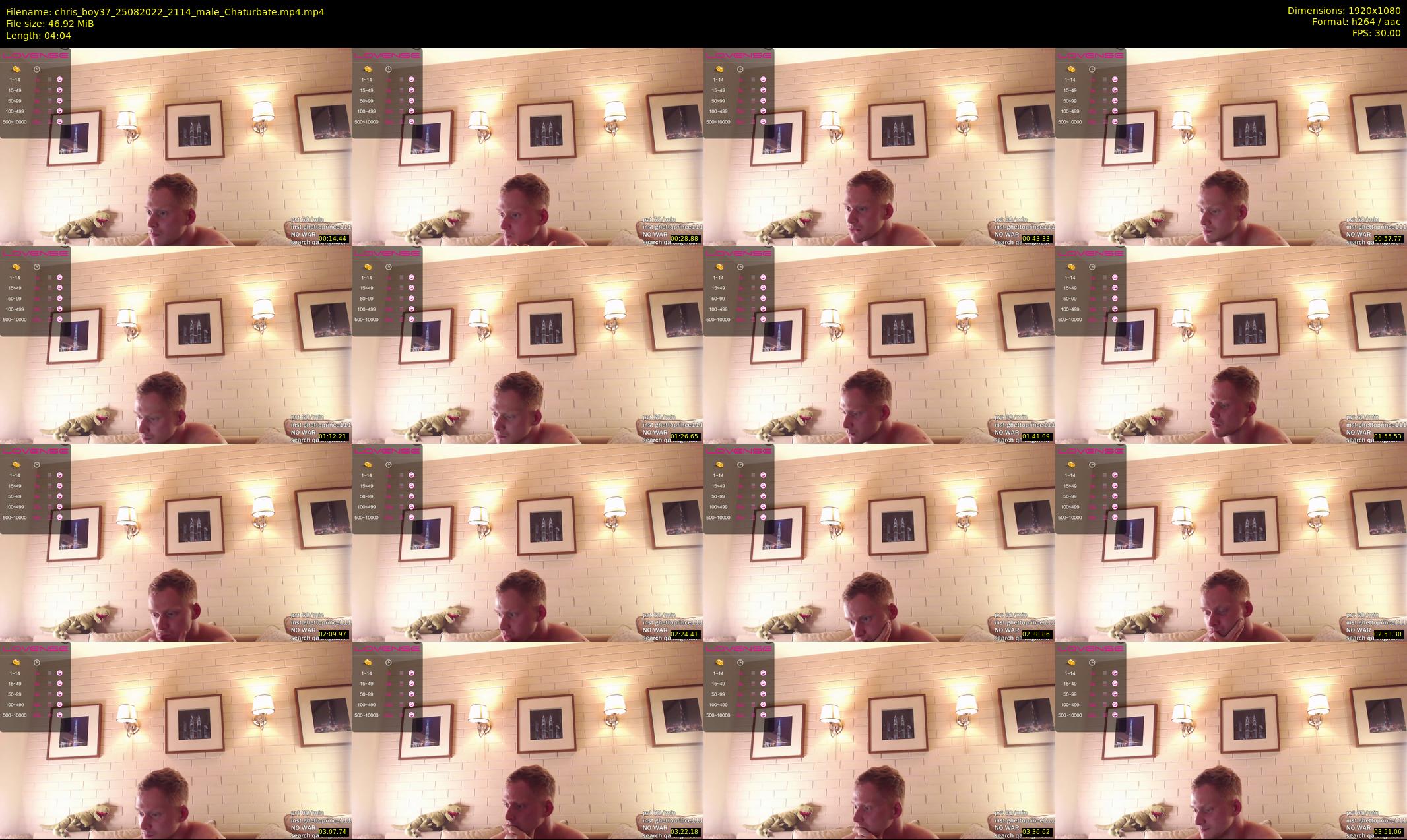 chris_boy37 — 5 minute Chaturbate male cam show recording, 1080p, Aug 25, 2022