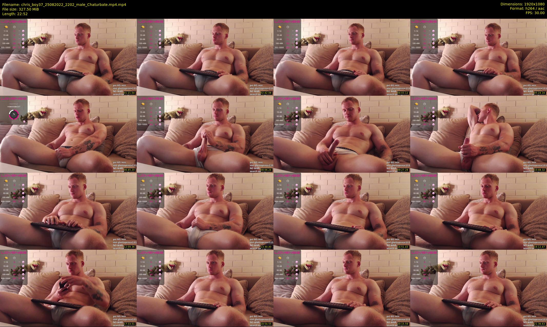 chris_boy37 — 23 minute Chaturbate male cam show recording, 1080p, Aug 25, 2022