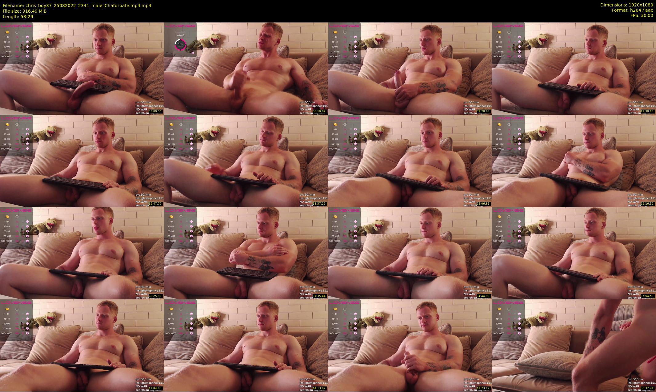 chris_boy37 — 54 minute Chaturbate male cam show recording, 1080p, Aug 25, 2022