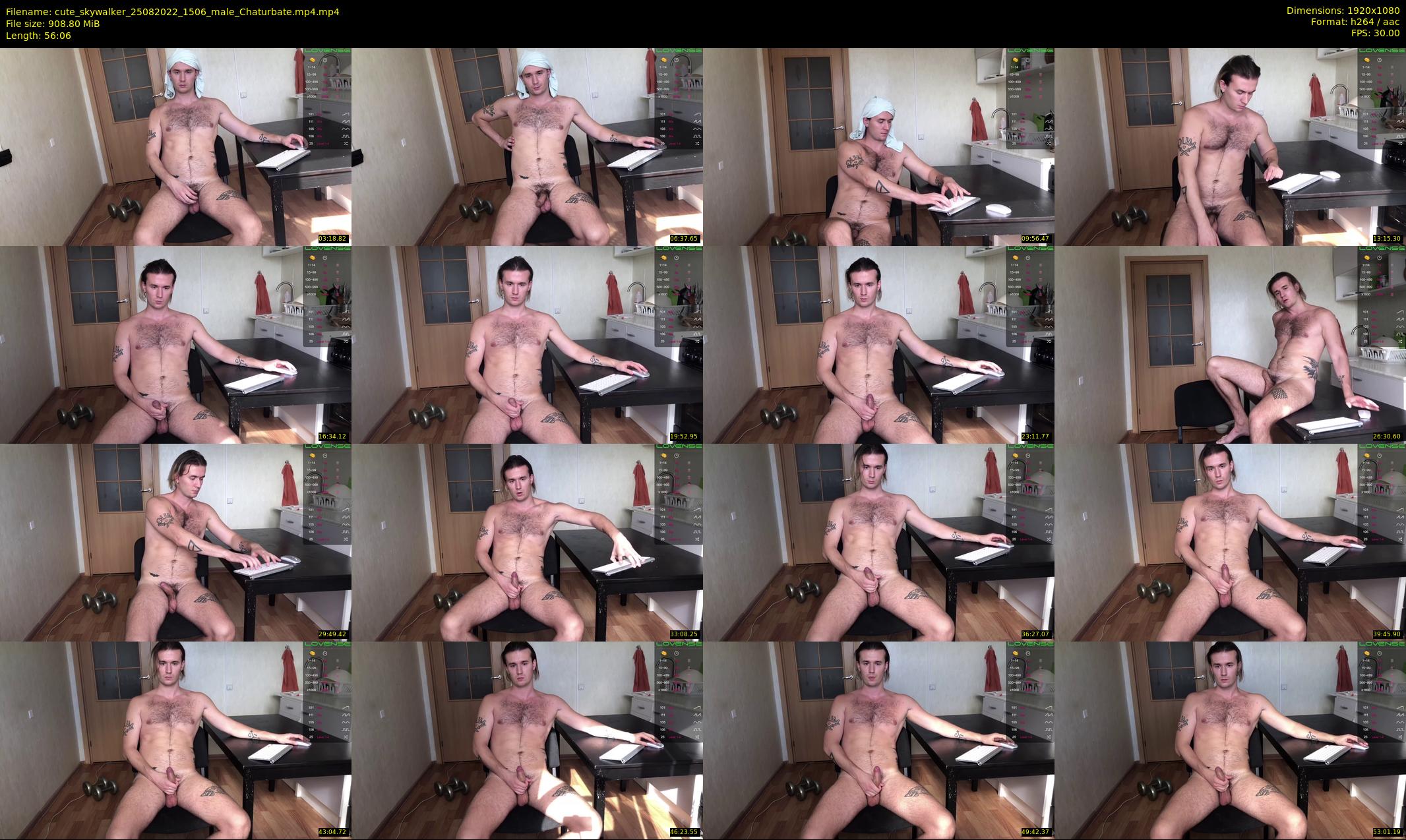 cute_skywalker — 57 minute Chaturbate male cam show recording, 1080p, Aug 25, 2022