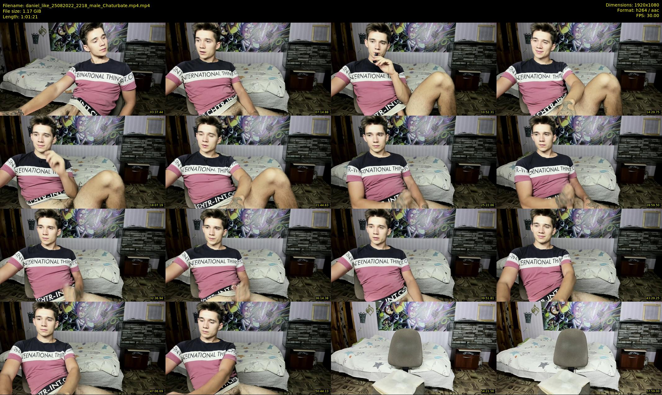 daniel_like — 62 minute Chaturbate male cam show recording, 1080p, Aug 25, 2022