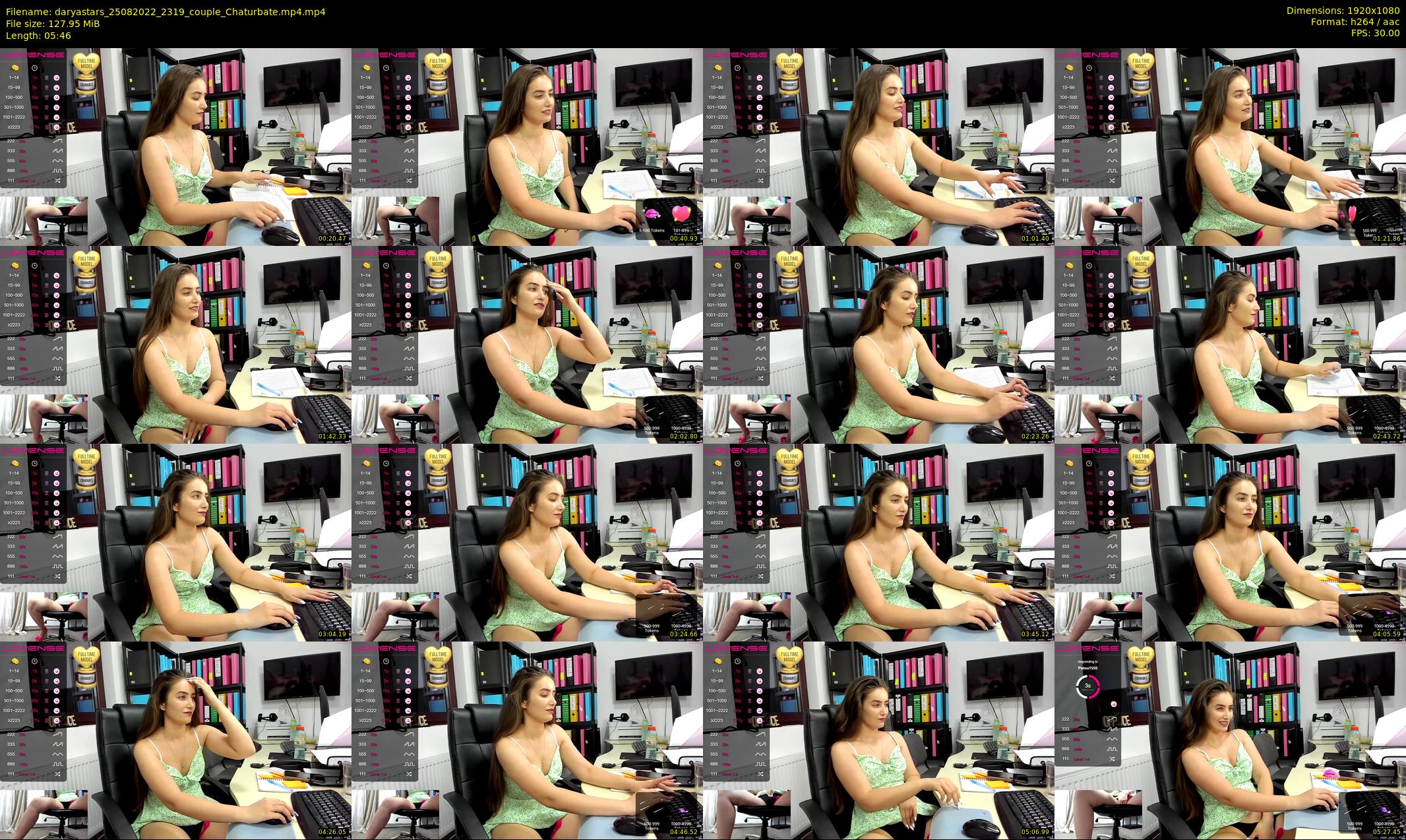 daryastars — 6 minute Chaturbate couple cam show recording, 1080p, Aug 25, 2022