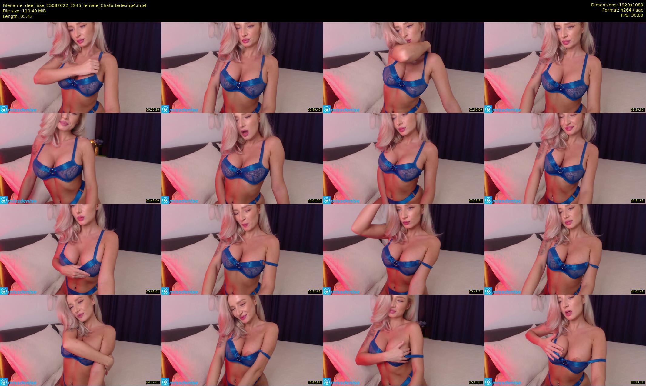 dee_nise — 6 minute Chaturbate female cam show recording, 1080p, Aug 25, 2022