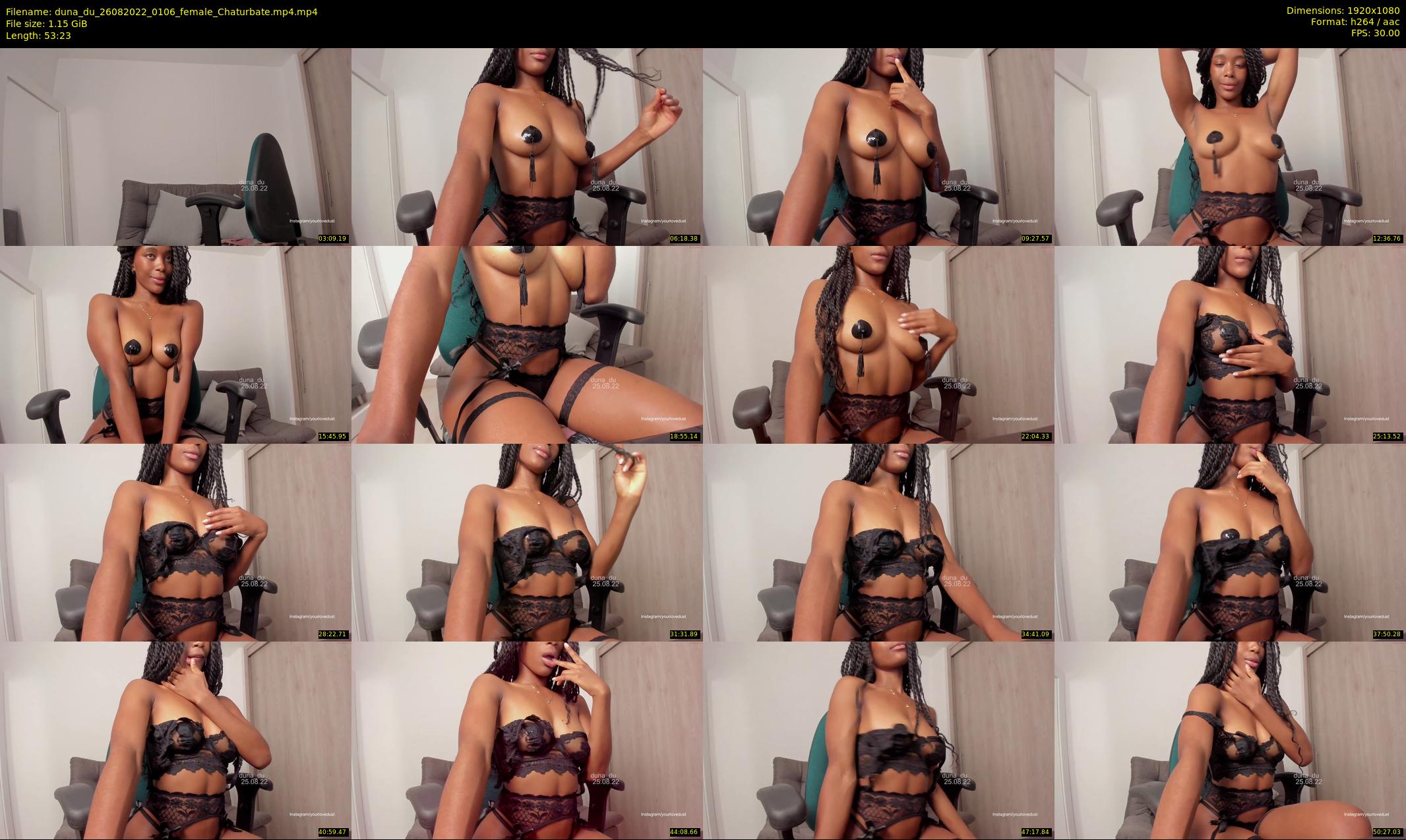 duna_du — 54 minute Chaturbate female cam show recording, 1080p, Aug 26, 2022