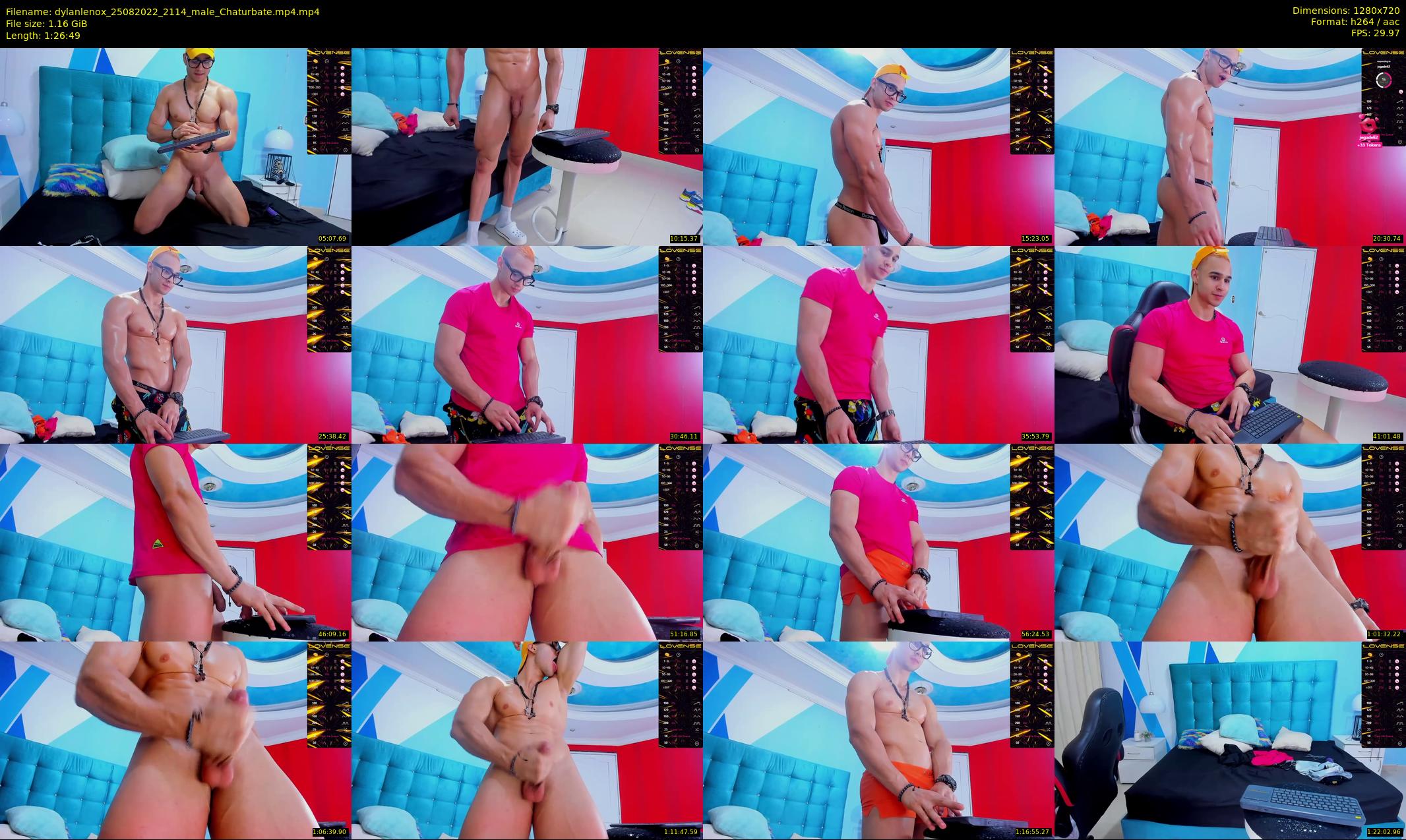 dylanlenox — 87 minute Chaturbate male cam show recording, 720p, Aug 25, 2022
