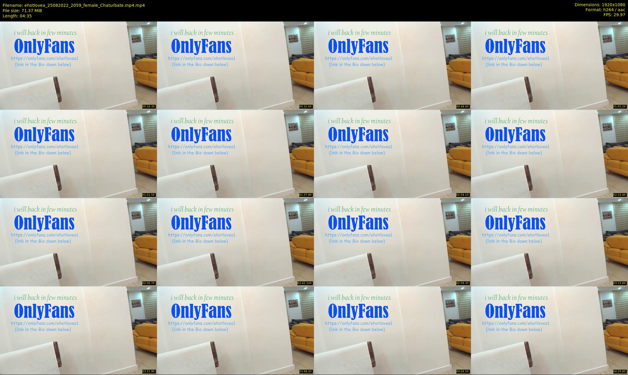 ehotlovea — 5 minute Chaturbate female cam show recording, 1080p, Aug 25, 2022