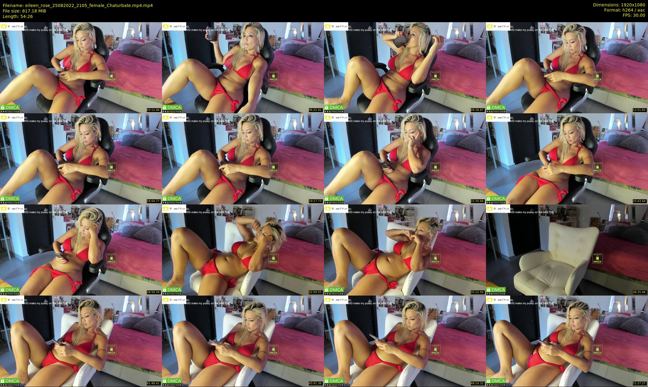 eileen_rose — 55 minute Chaturbate female cam show recording, 1080p, Aug 25, 2022
