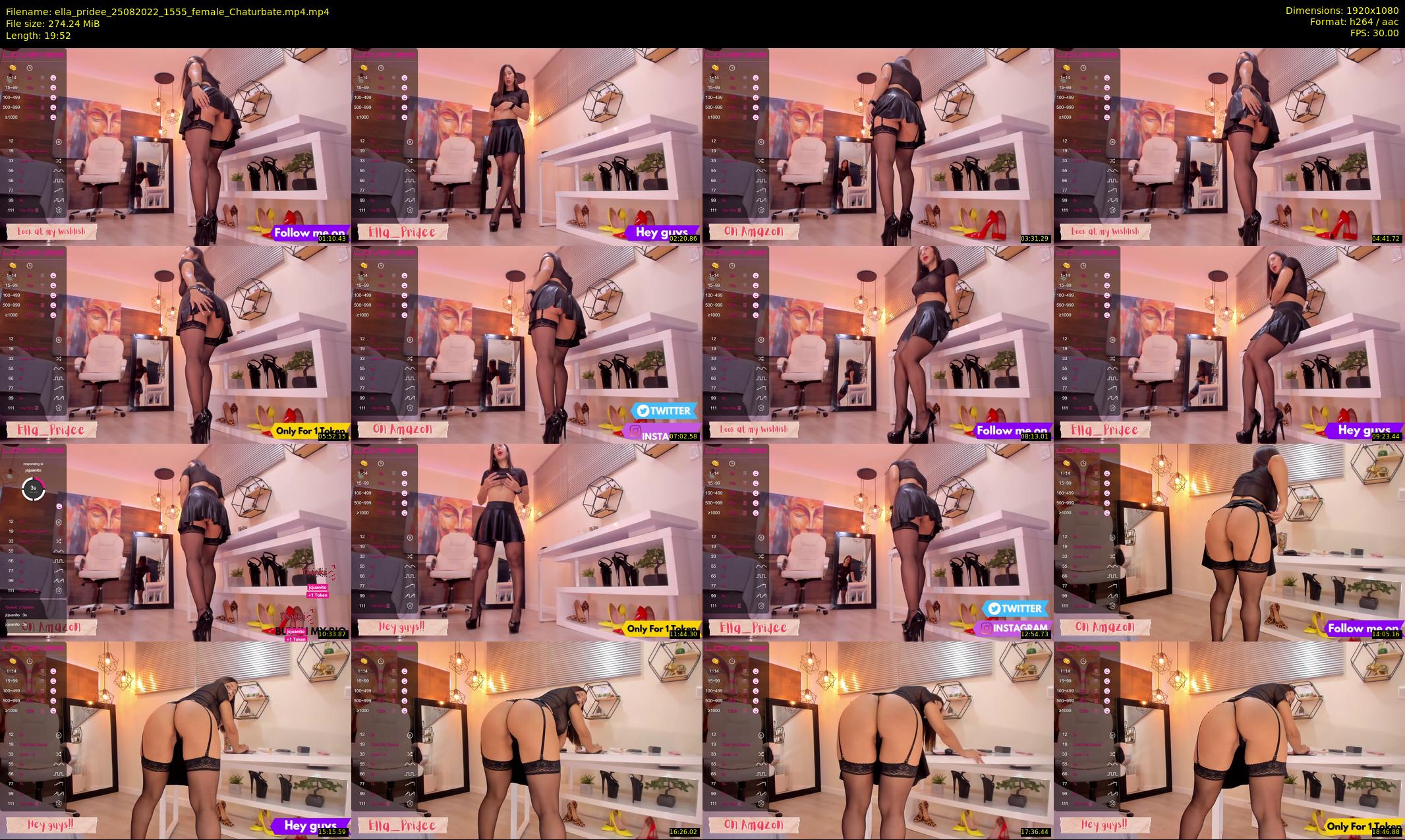 ella_pridee — 20 minute Chaturbate female cam show recording, 1080p, Aug 25, 2022