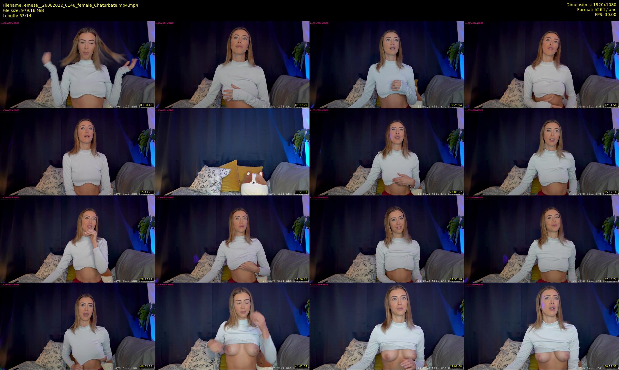 emese_ — 54 minute Chaturbate female cam show recording, 1080p, Aug 26, 2022