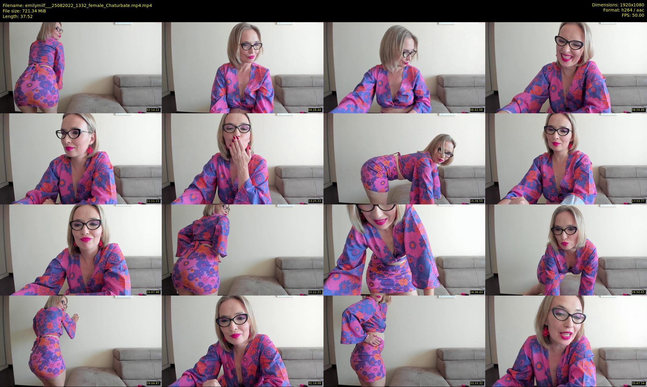 emilymilf__ — 38 minute Chaturbate female cam show recording, 1080p, Aug 25, 2022
