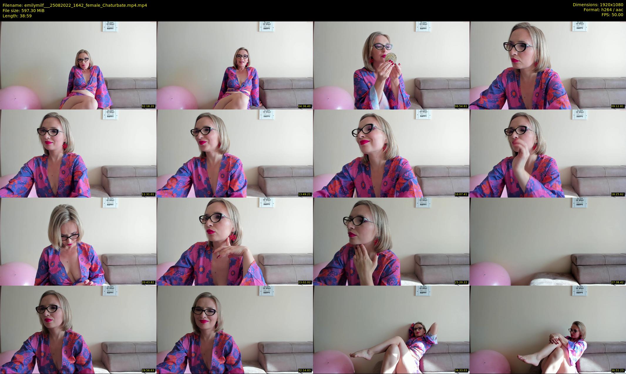 emilymilf__ — 39 minute Chaturbate female cam show recording, 1080p, Aug 25, 2022