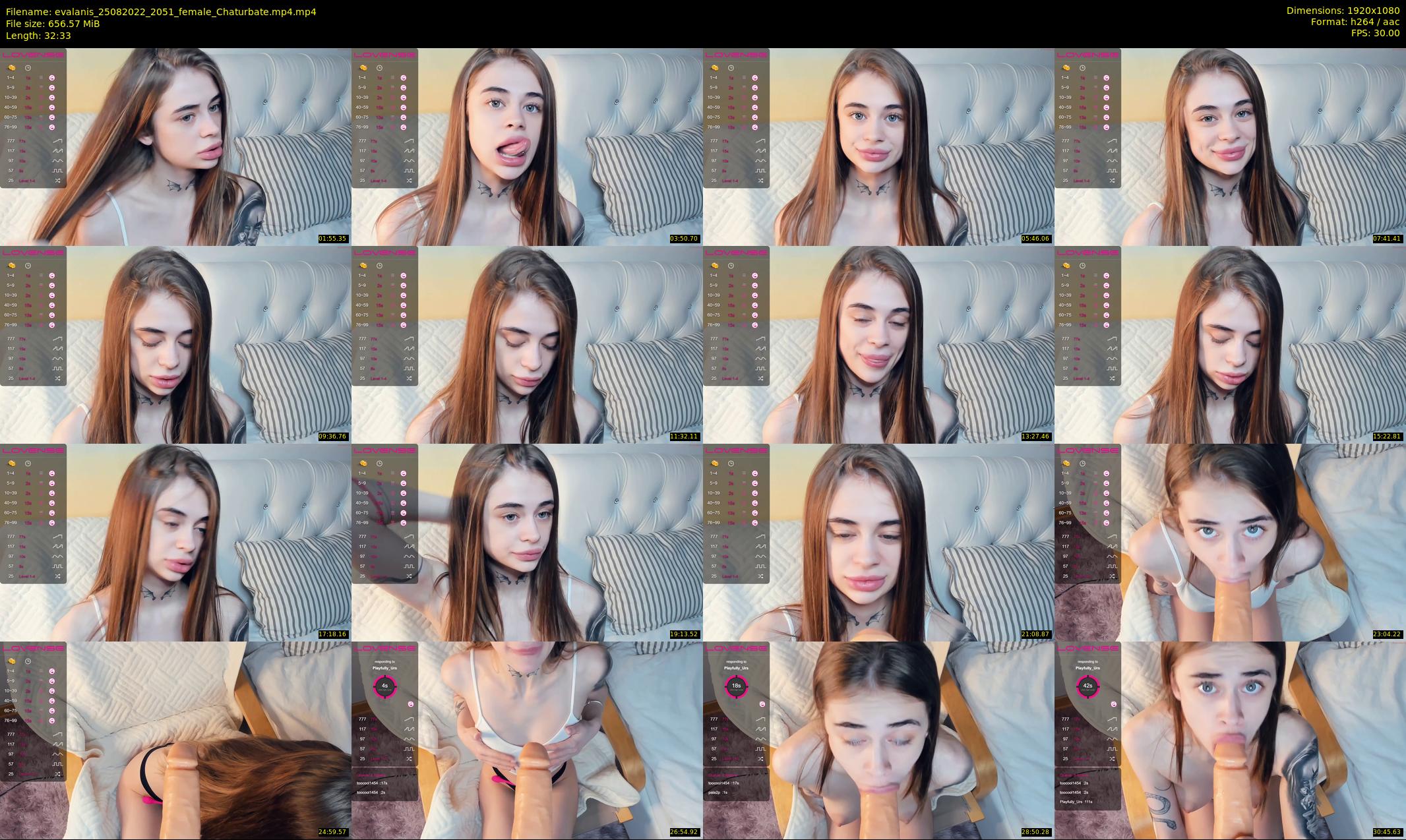 evalanis — 33 minute Chaturbate couple cam show recording, 1080p, Aug 25, 2022