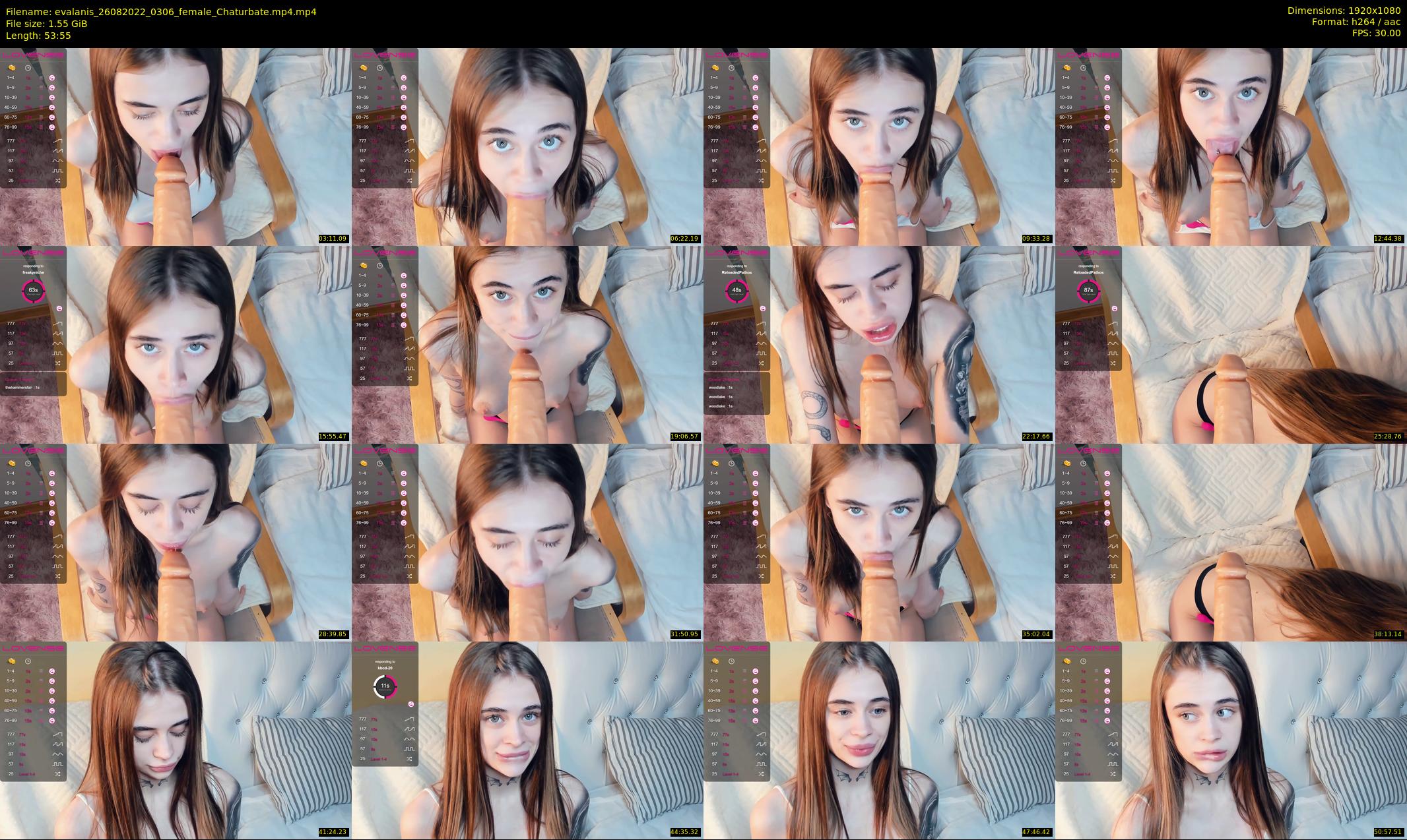 evalanis — 54 minute Chaturbate couple cam show recording, 1080p, Aug 26, 2022