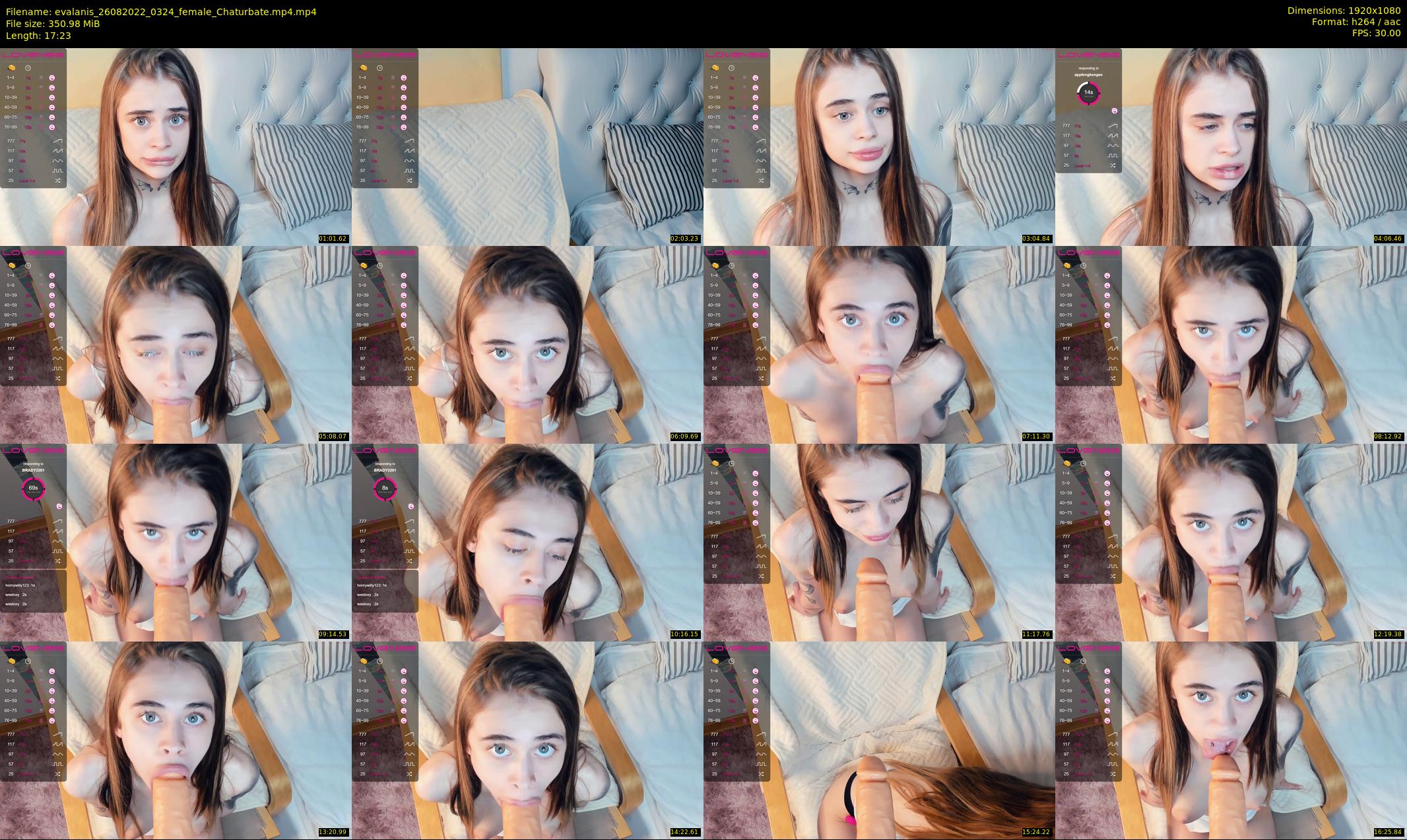 evalanis — 18 minute Chaturbate couple cam show recording, 1080p, Aug 26, 2022
