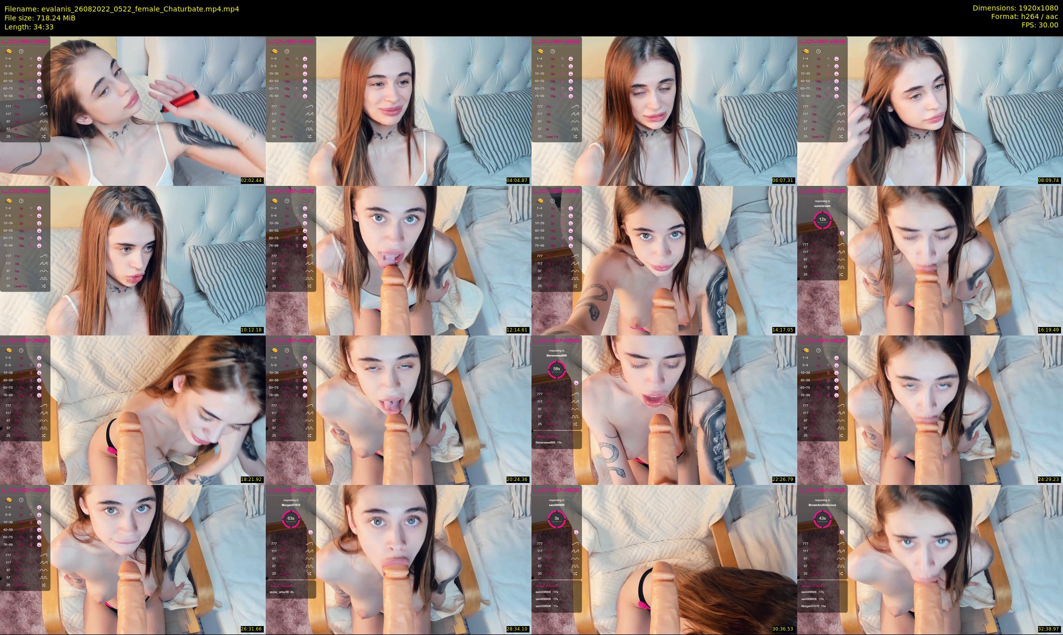 evalanis — 35 minute Chaturbate couple cam show recording, 1080p, Aug 26, 2022