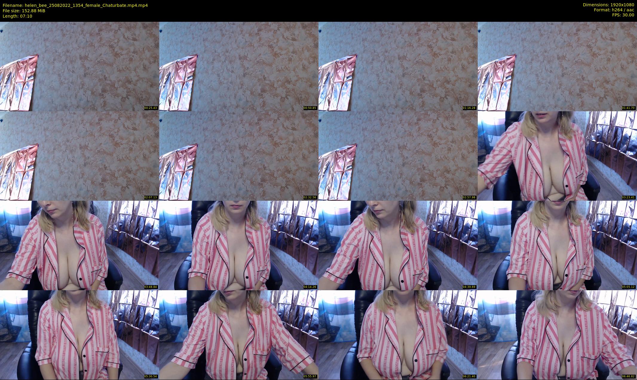 helen_bee — 8 minute Chaturbate female cam show recording, 1080p, Aug 25, 2022