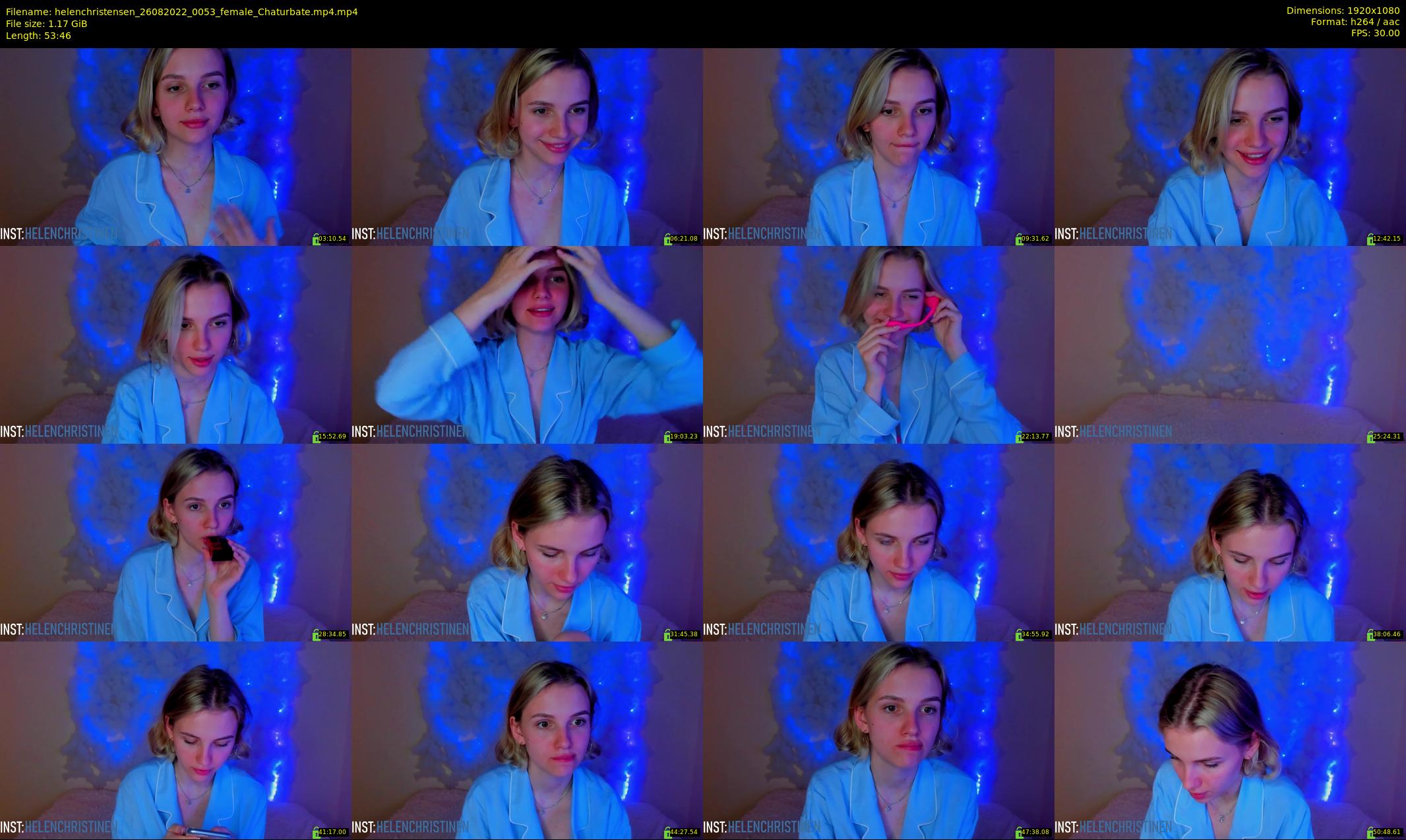 helenchristensen — 54 minute Chaturbate female cam show recording, 1080p, Aug 26, 2022