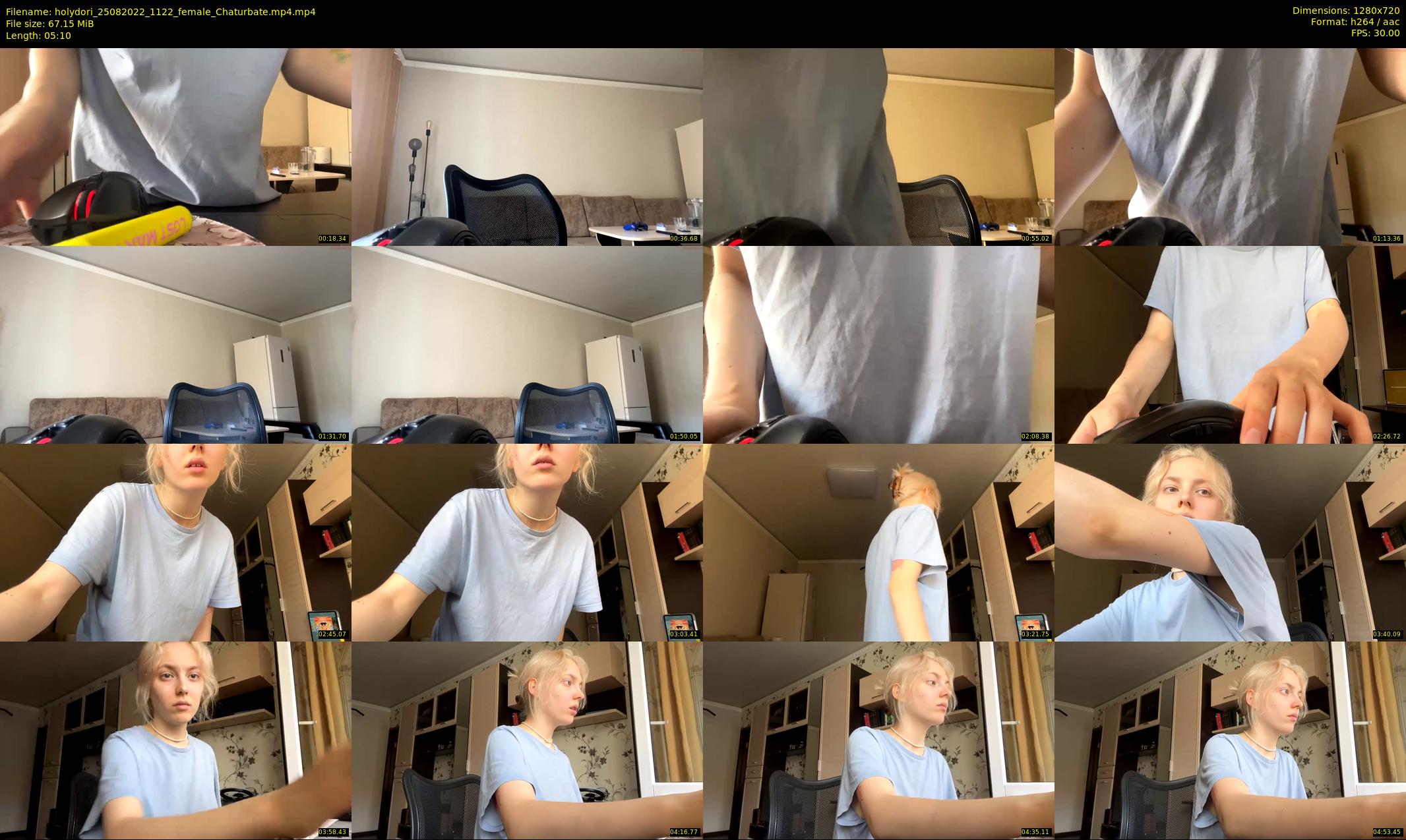 holydori — 6 minute Chaturbate female cam show recording, 720p, Aug 25, 2022