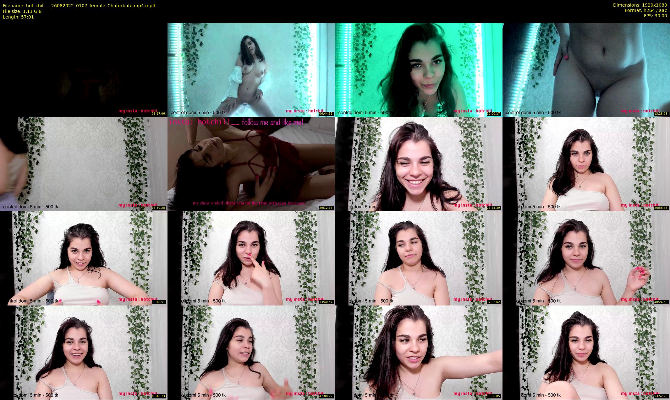 hot_chill__ — 58 minute Chaturbate female cam show recording, 1080p, Aug 26, 2022