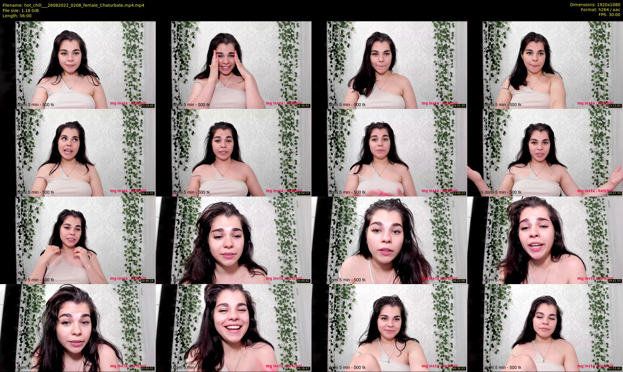 hot_chill__ — 56 minute Chaturbate female cam show recording, 1080p, Aug 26, 2022