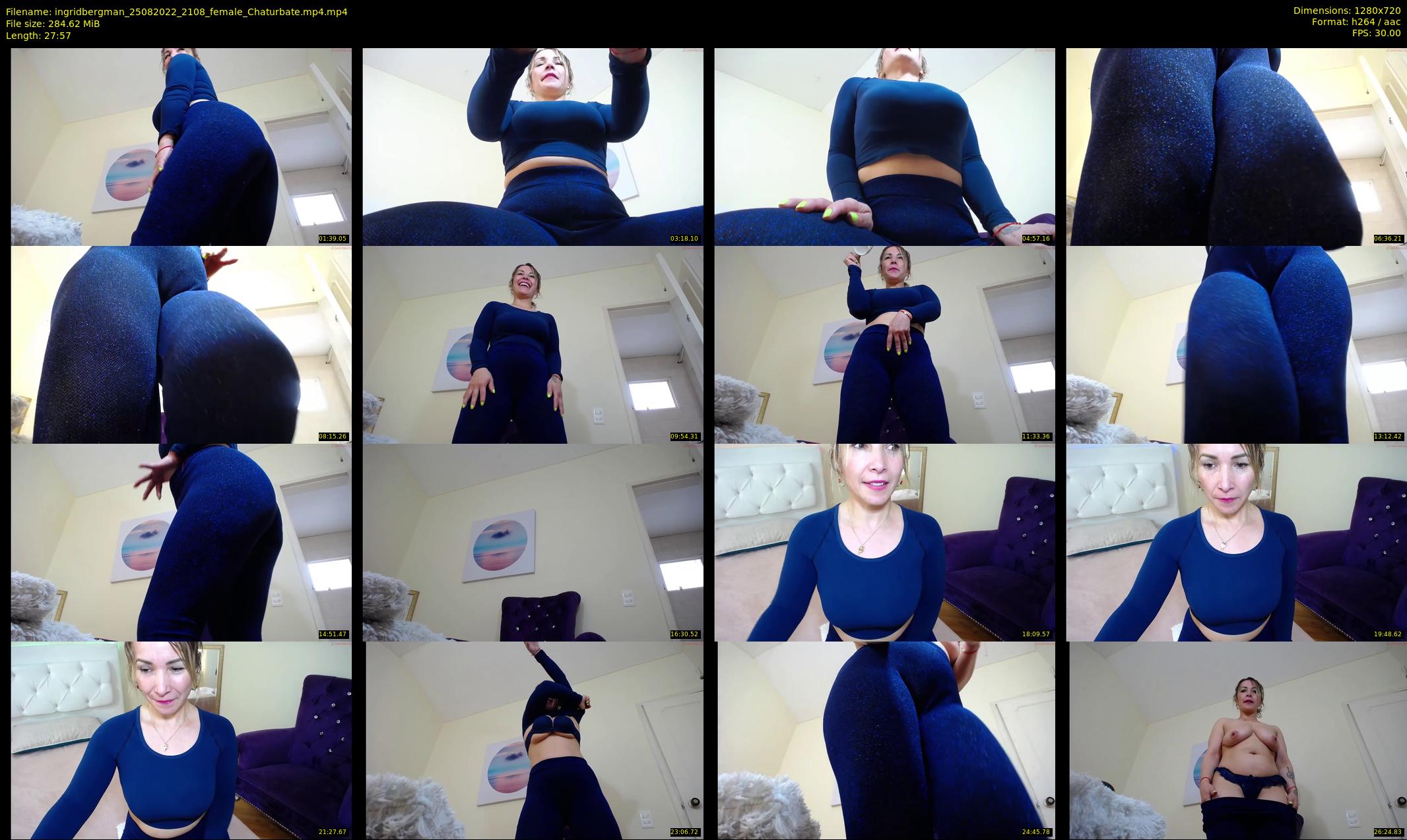 ingridbergman — 28 minute Chaturbate female cam show recording, 720p, Aug 25, 2022