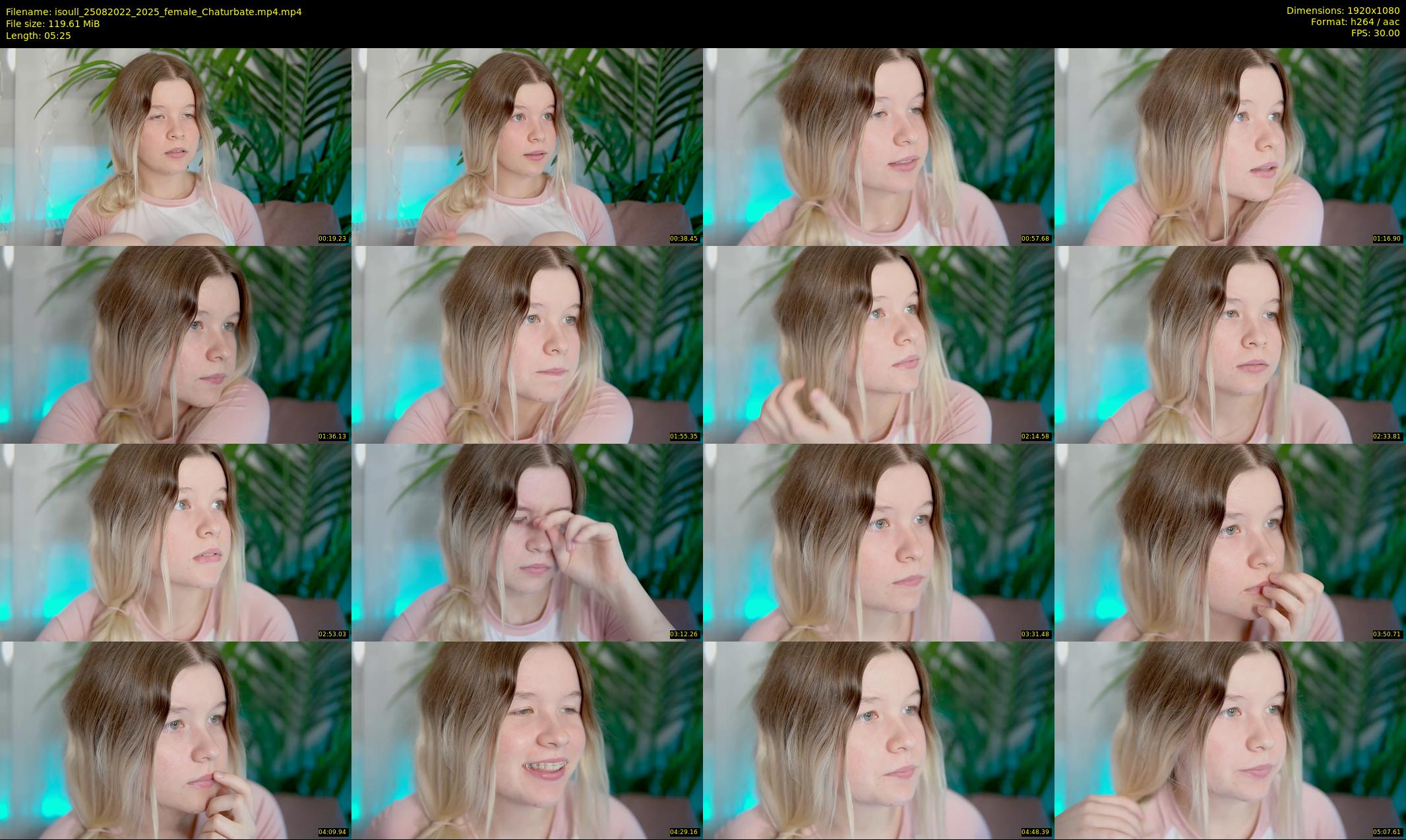 isoull — 6 minute Chaturbate female cam show recording, 1080p, Aug 25, 2022