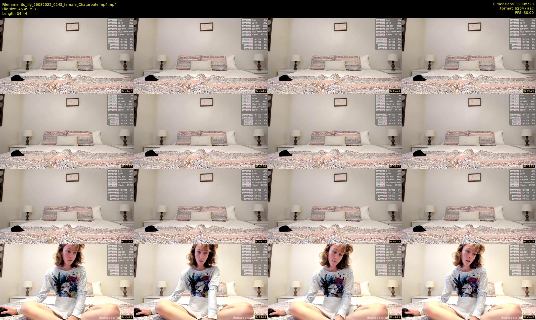 its_lily — 5 minute Chaturbate female cam show recording, 720p, Aug 26, 2022