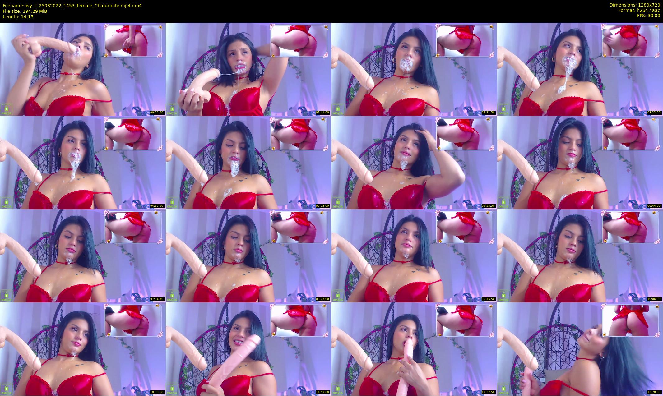 ivy_li — 15 minute Chaturbate female cam show recording, 720p, Aug 25, 2022