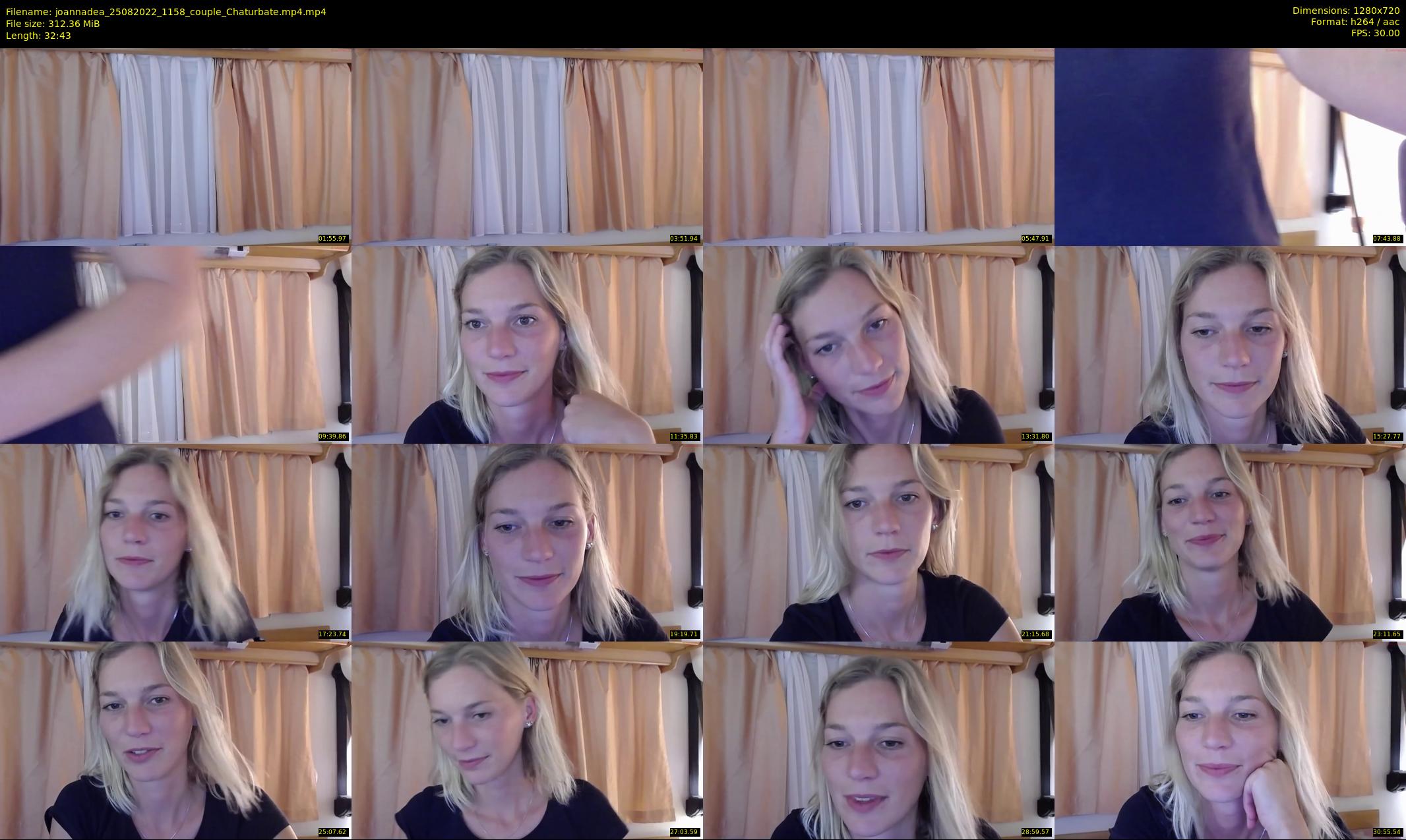 joannadea — 33 minute Chaturbate female cam show recording, 720p, Aug 25, 2022