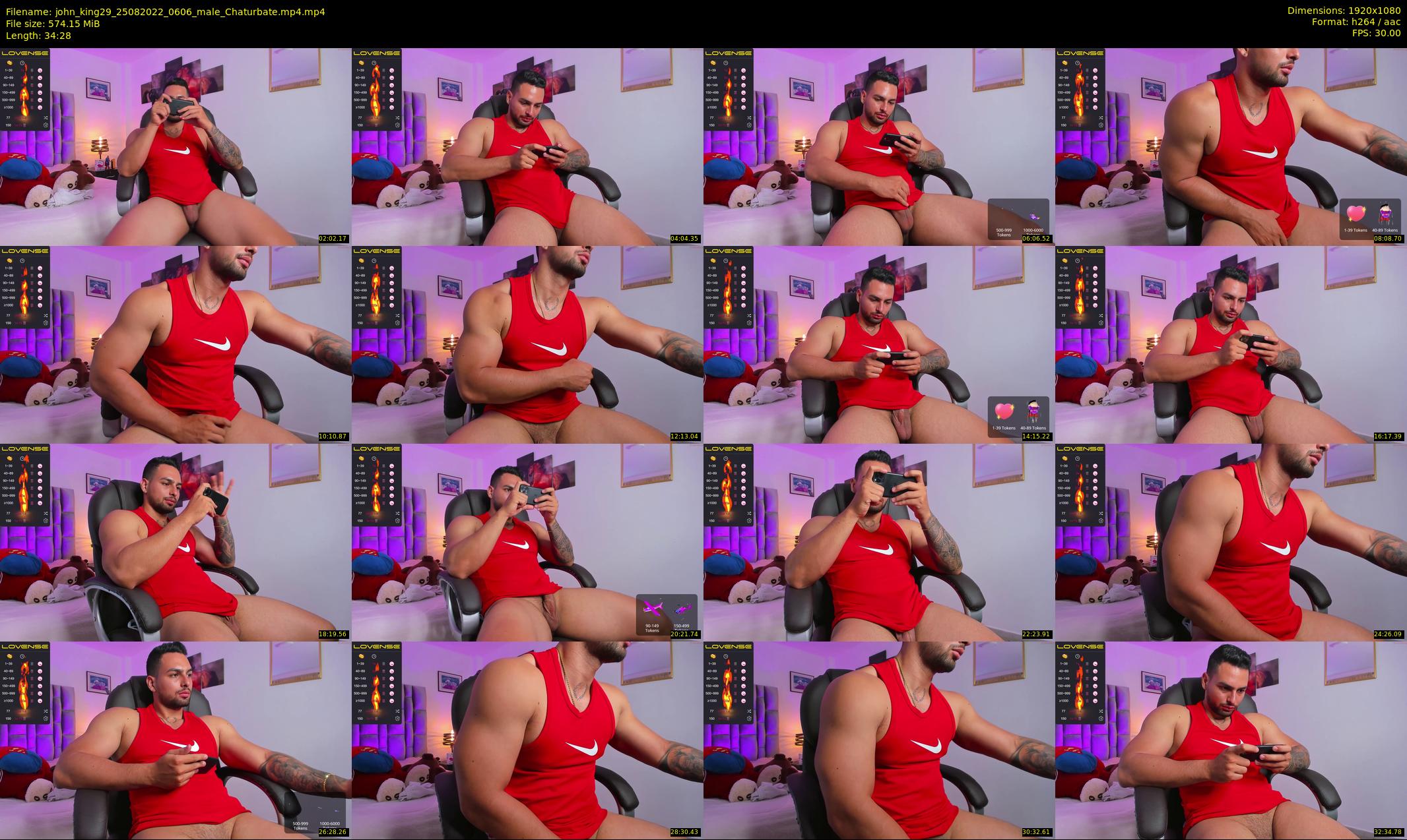 john_king29 — 35 minute Chaturbate male cam show recording, 1080p, Aug 25, 2022