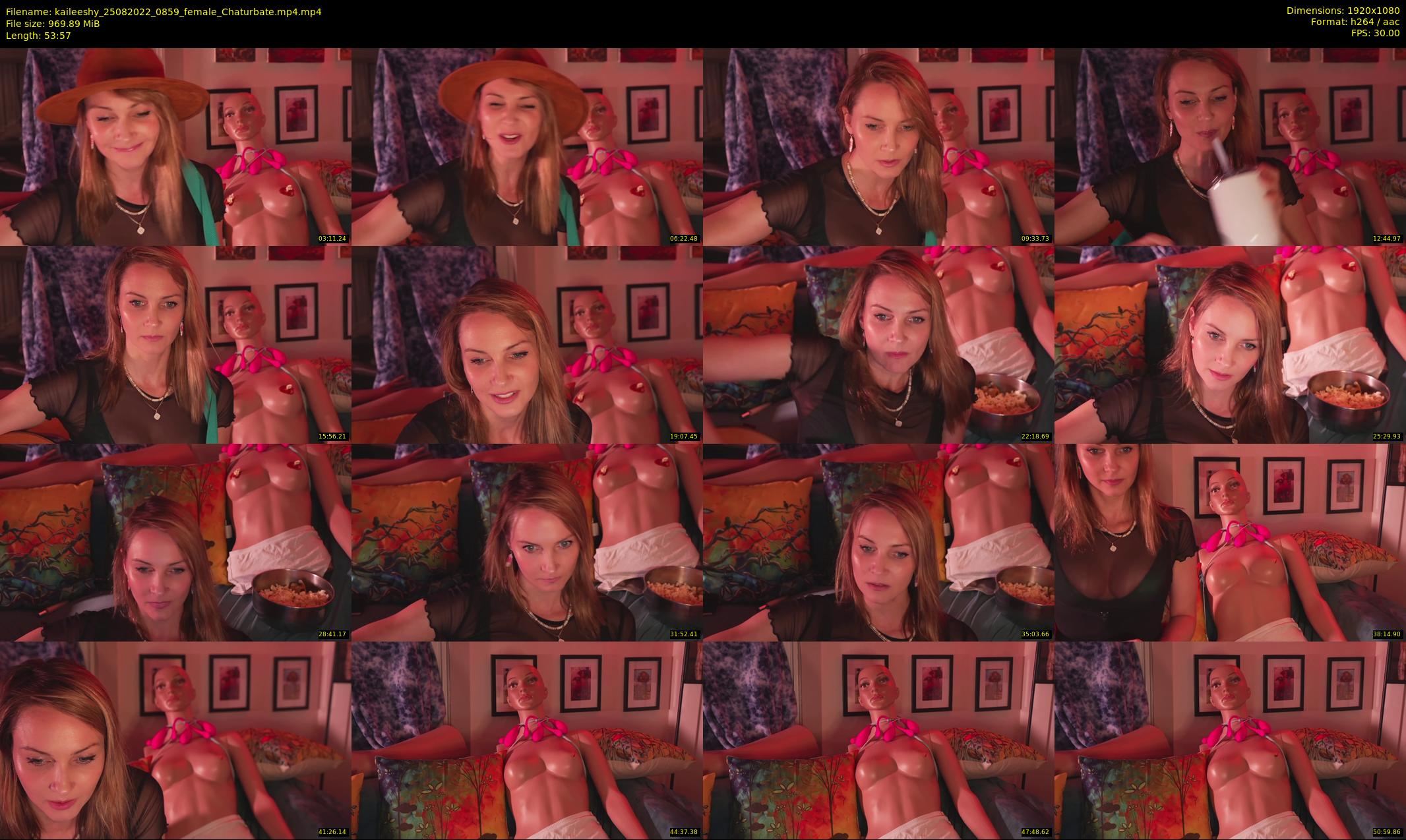 kaileeshy — 54 minute Chaturbate female cam show recording, 1080p, Aug 25, 2022