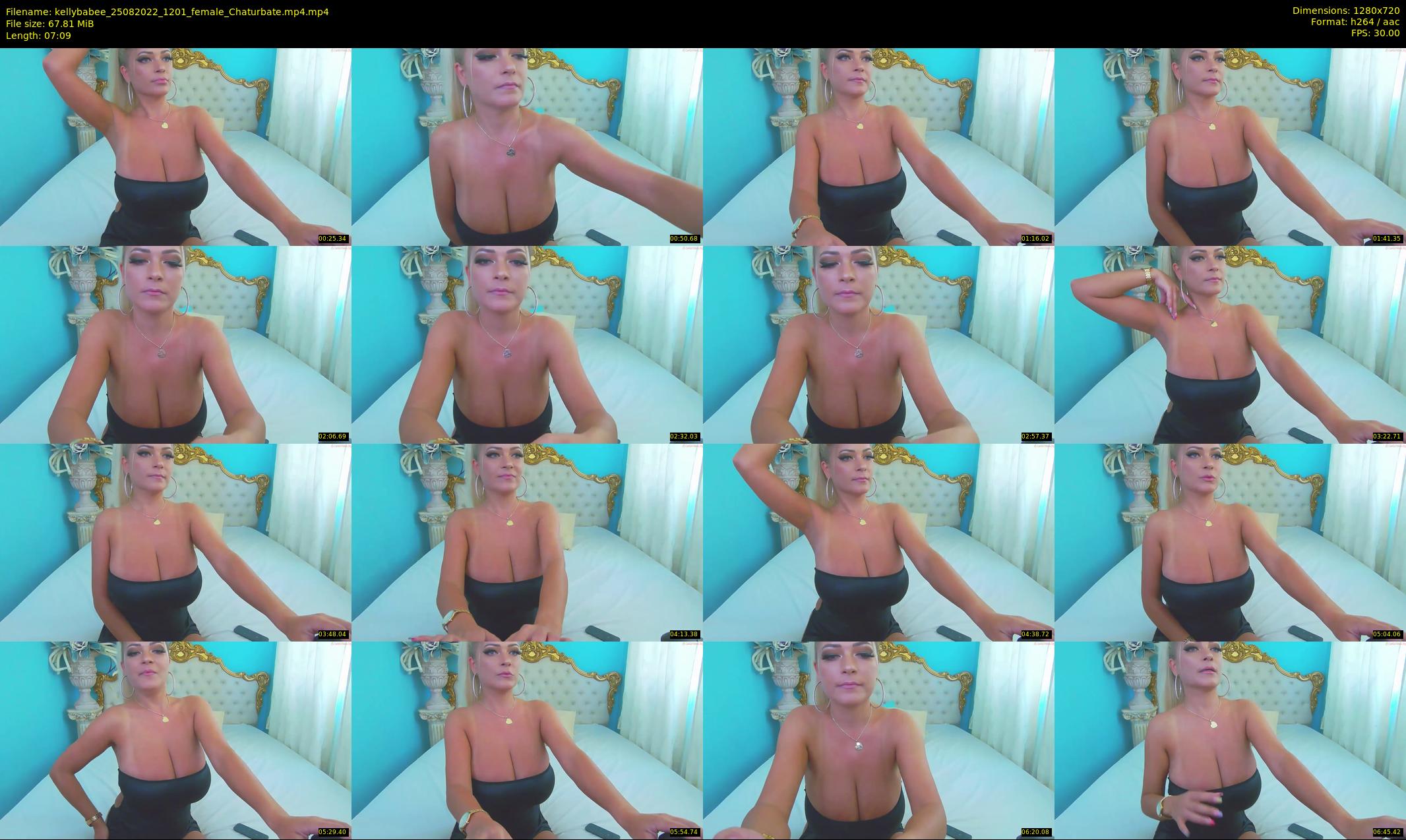 kellybabee — 8 minute Chaturbate female cam show recording, 720p, Aug 25, 2022