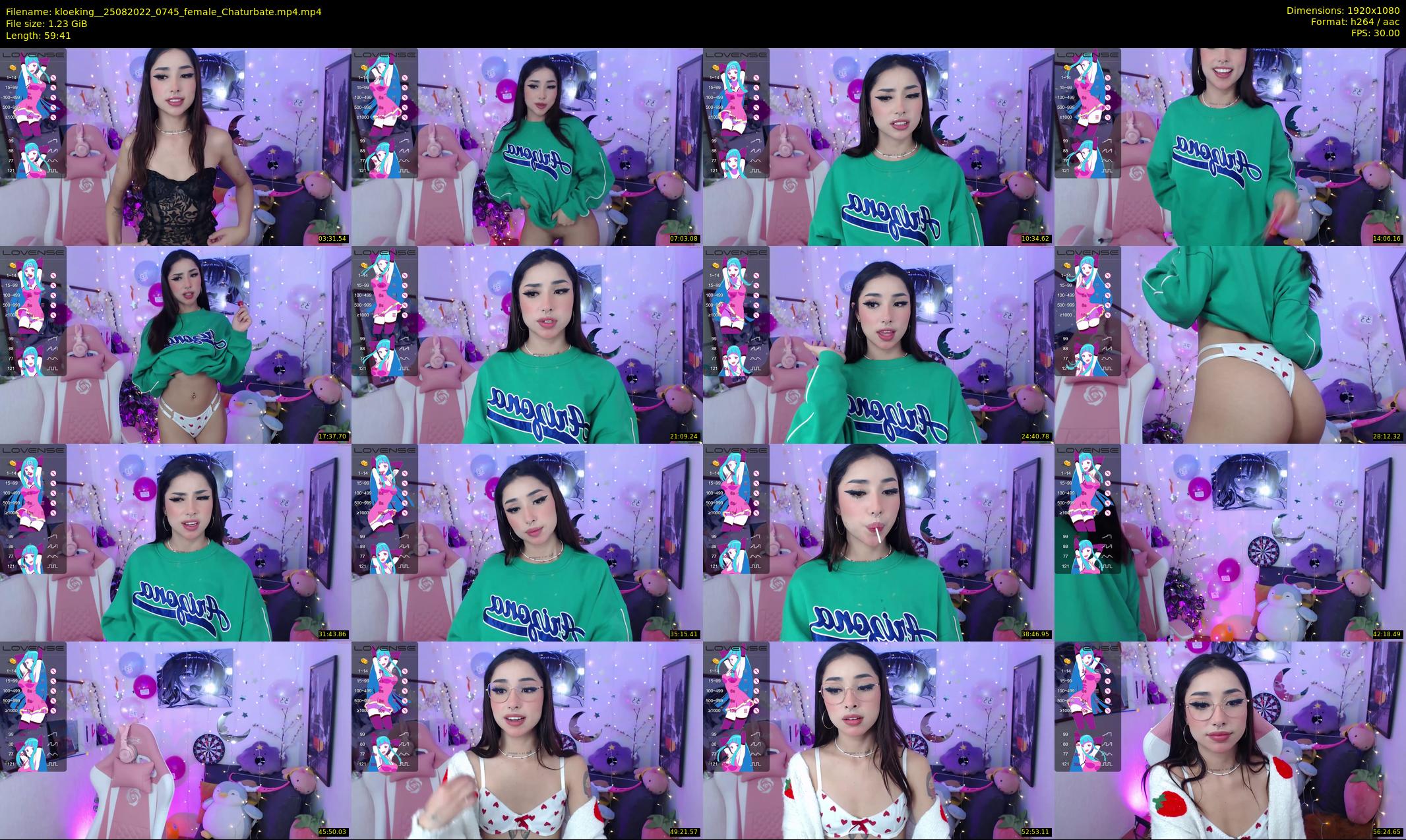 kloeking_ — 60 minute Chaturbate female cam show recording, 1080p, Aug 25, 2022