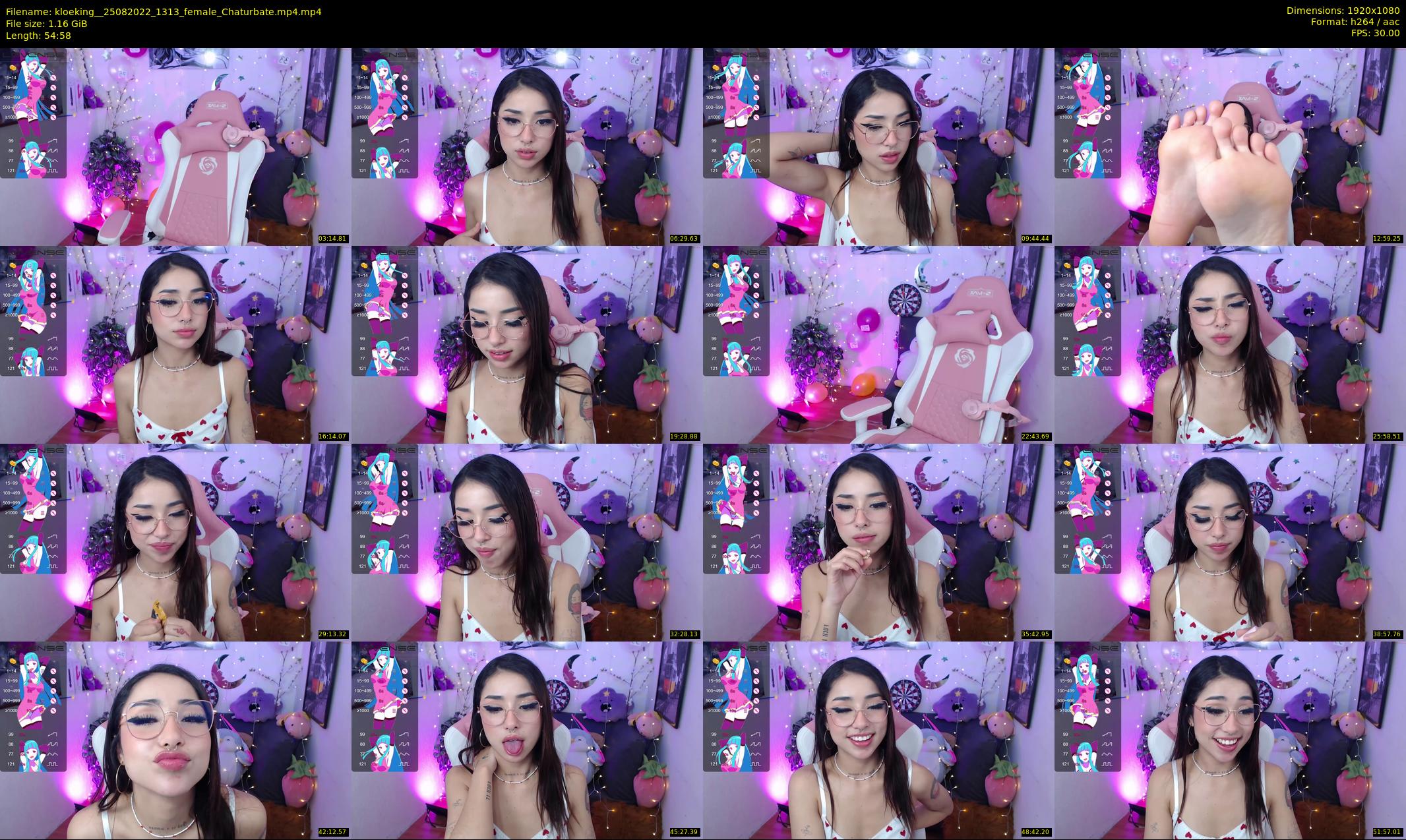 kloeking_ — 55 minute Chaturbate female cam show recording, 1080p, Aug 25, 2022