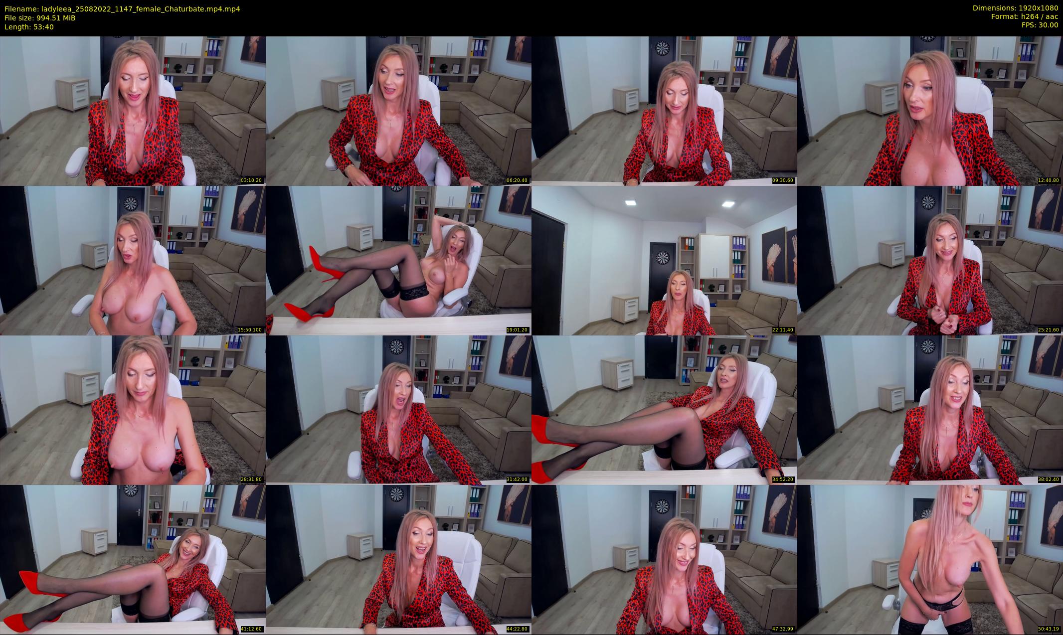 ladyleea — 54 minute Chaturbate female cam show recording, 1080p, Aug 25, 2022