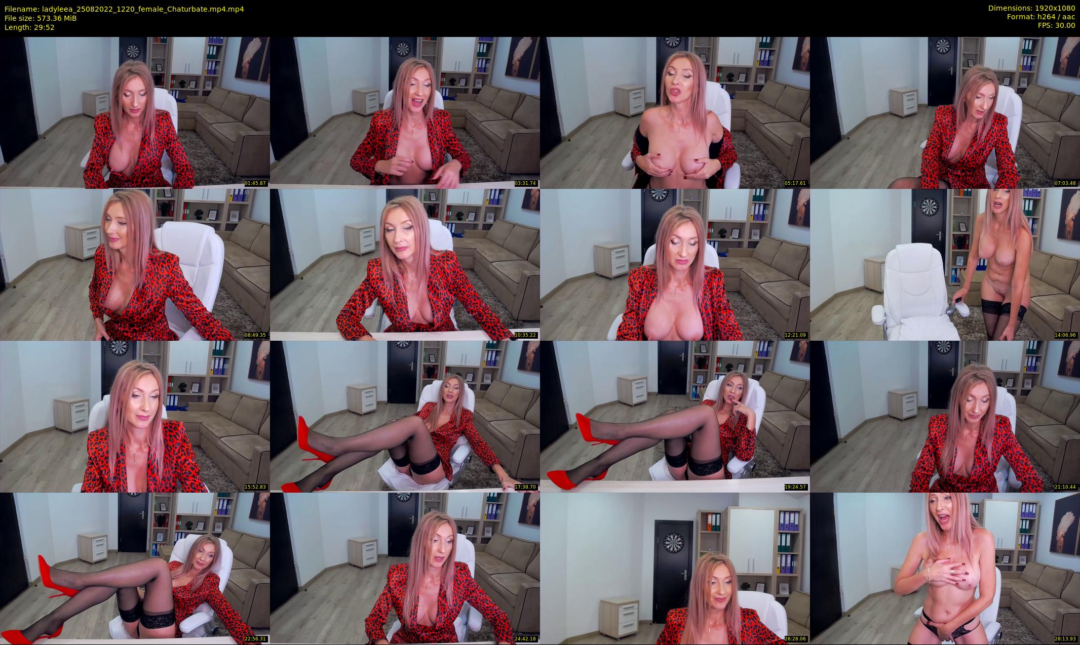 ladyleea — 30 minute Chaturbate female cam show recording, 1080p, Aug 25, 2022