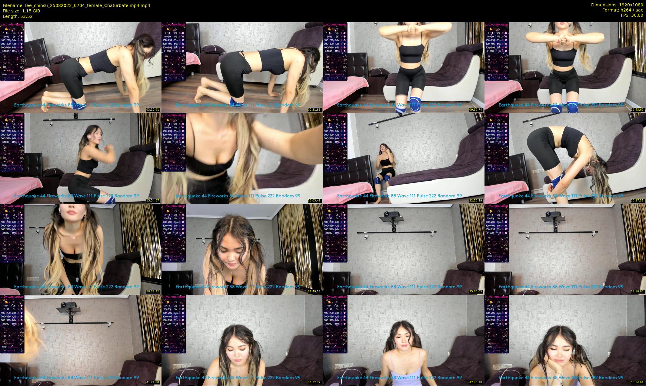 lee_chinsu — 54 minute Chaturbate female cam show recording, 1080p, Aug 25, 2022