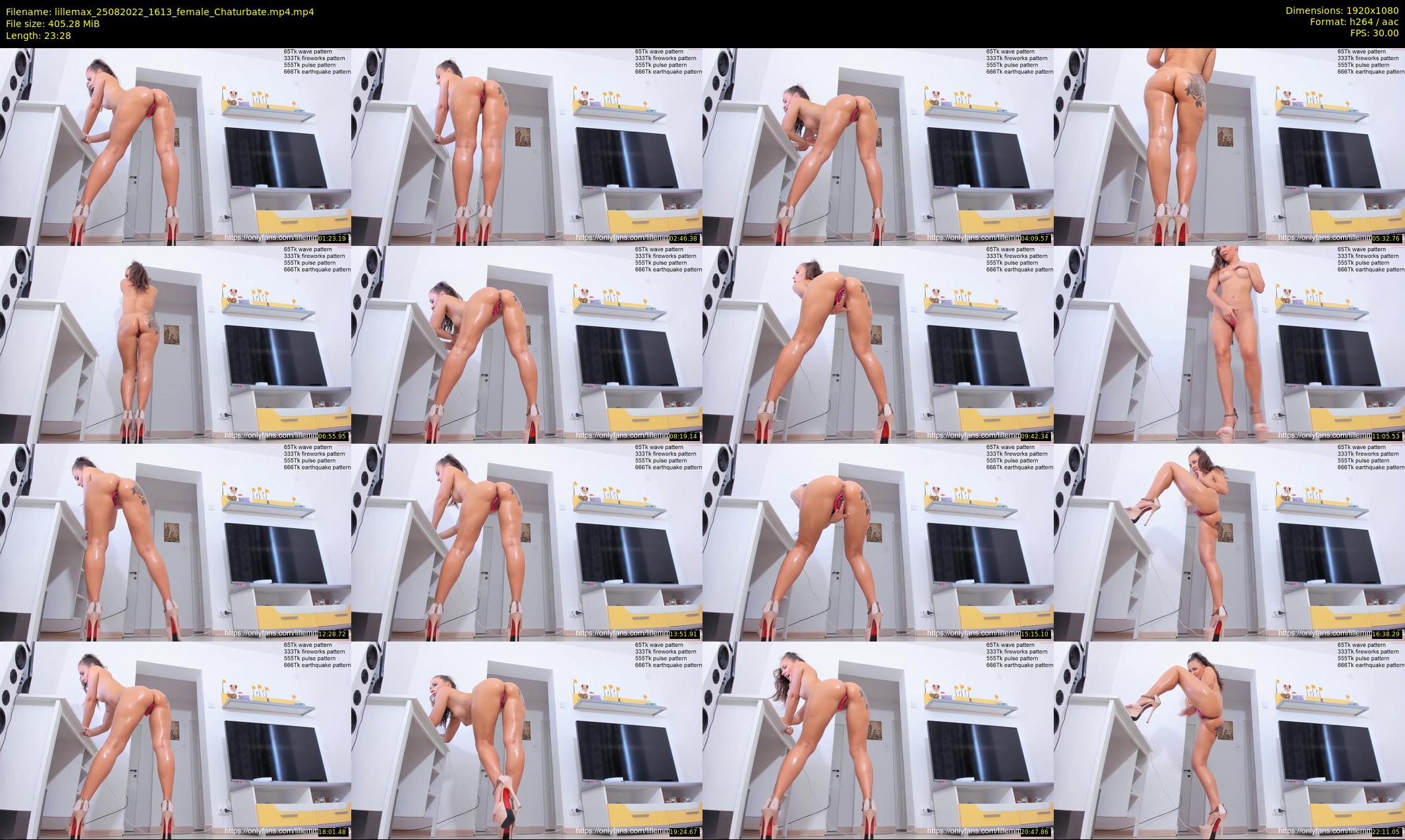 lillemax — 24 minute Chaturbate female cam show recording, 1080p, Aug 25, 2022
