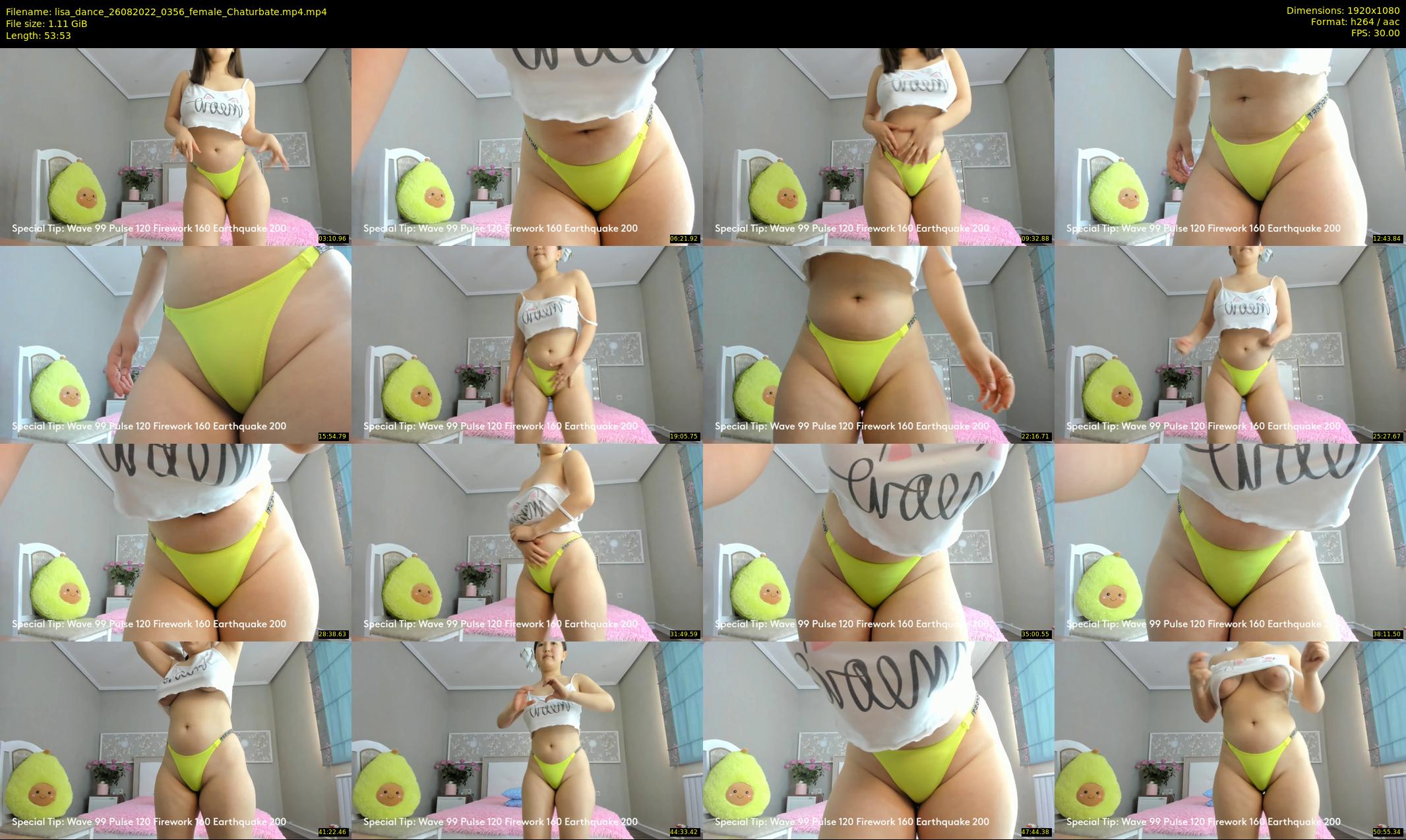 lisa_dance — 54 minute Chaturbate female cam show recording, 1080p, Aug 26, 2022