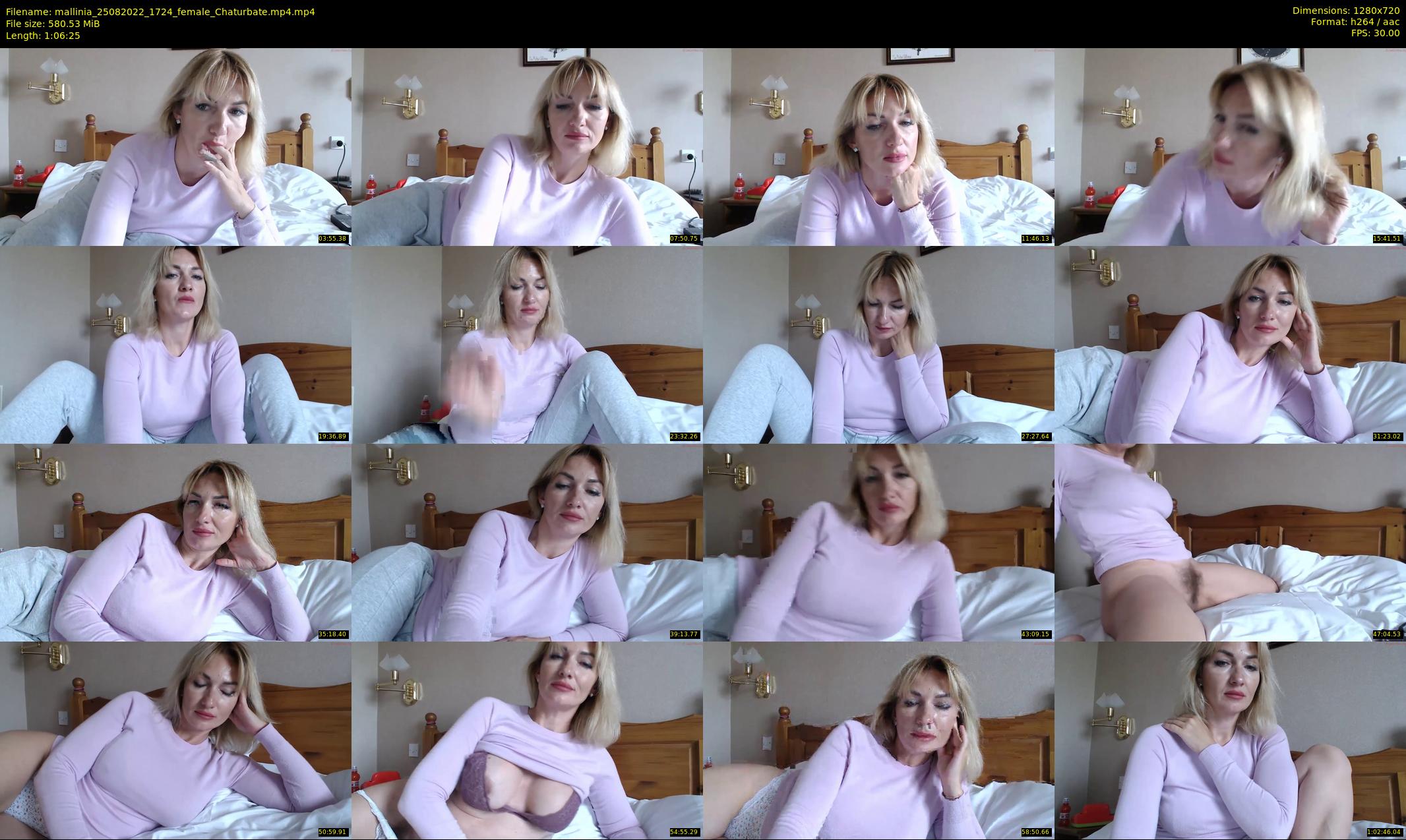 mallinia — 67 minute Chaturbate female cam show recording, 720p, Aug 25, 2022