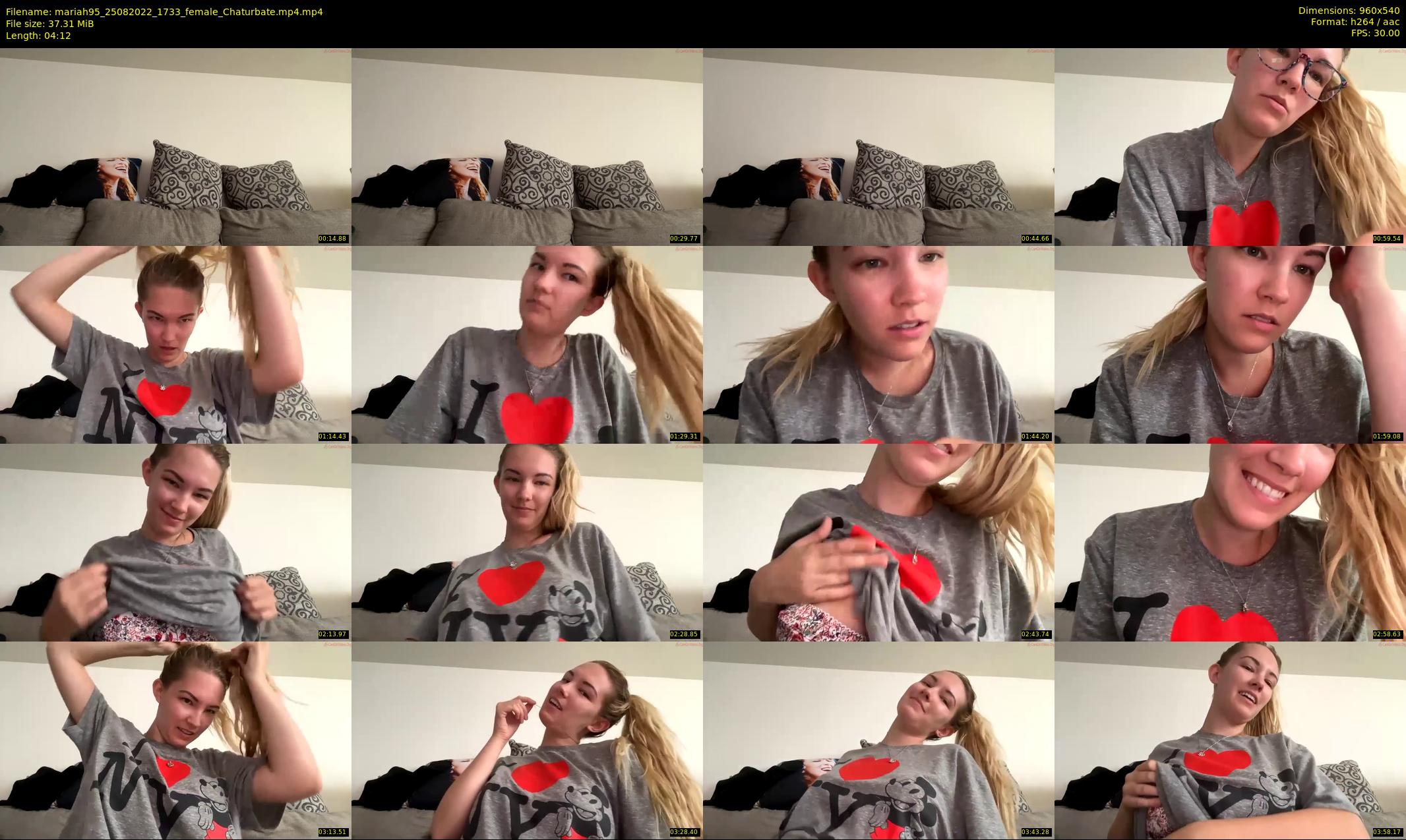 mariah95 — 5 minute Chaturbate female cam show recording, 480p, Aug 25, 2022